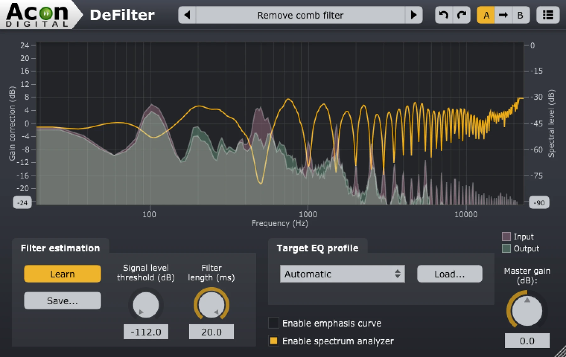Acon Digital DeFilter 自动均衡插件