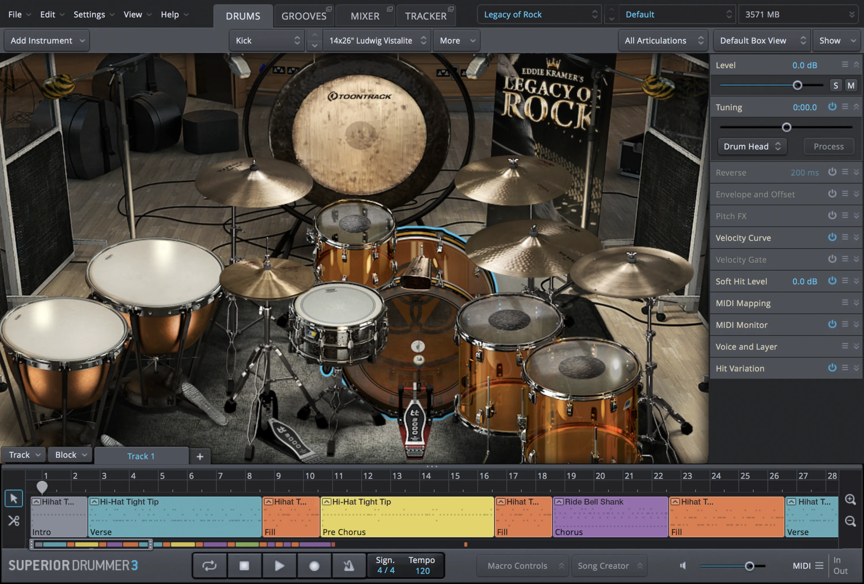 Toontrack Eddie Kramer's Legacy of Rock SDX 音色扩展包