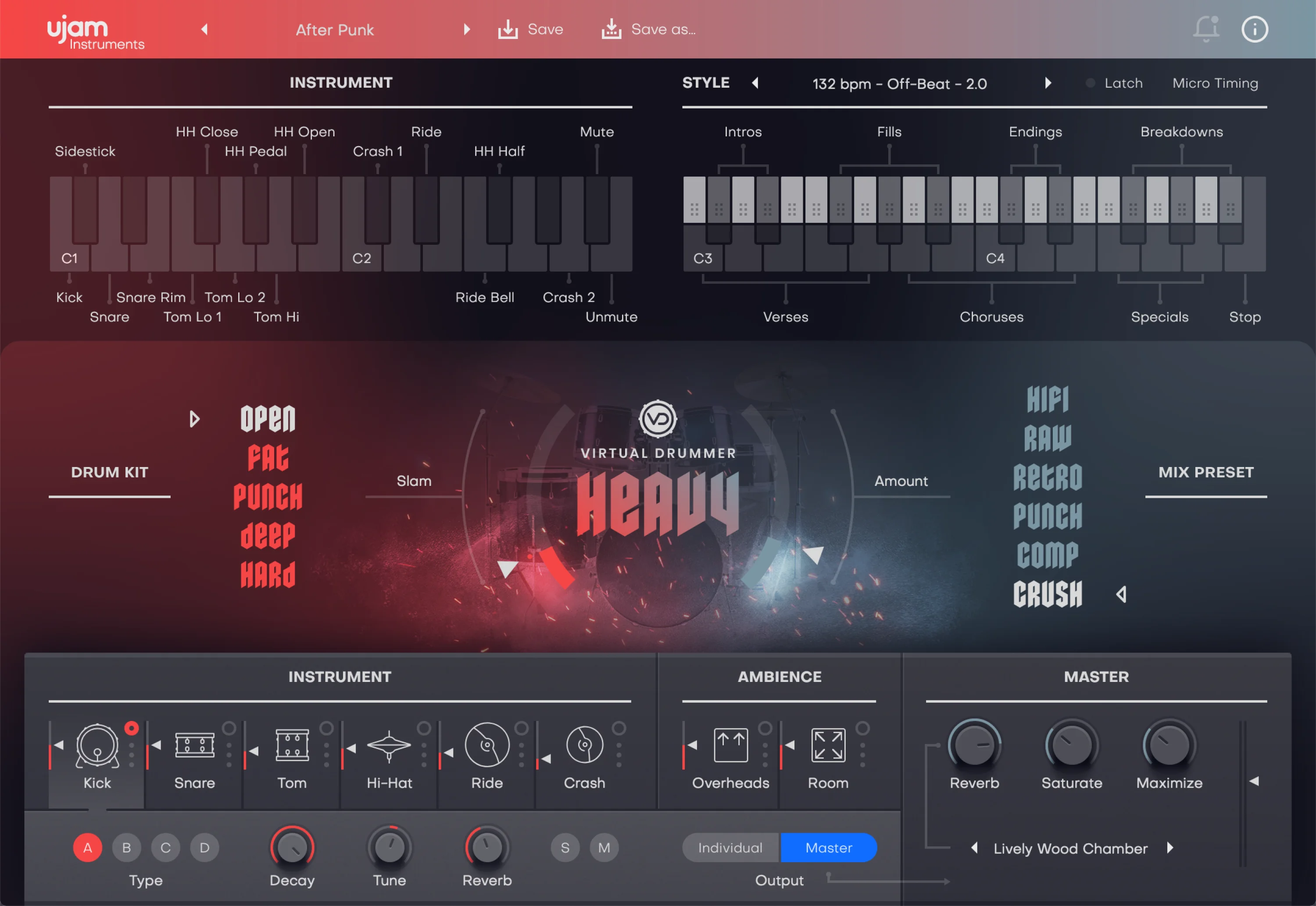 UJAM Virtual Drummer Heavy 2 摇滚鼓手软件