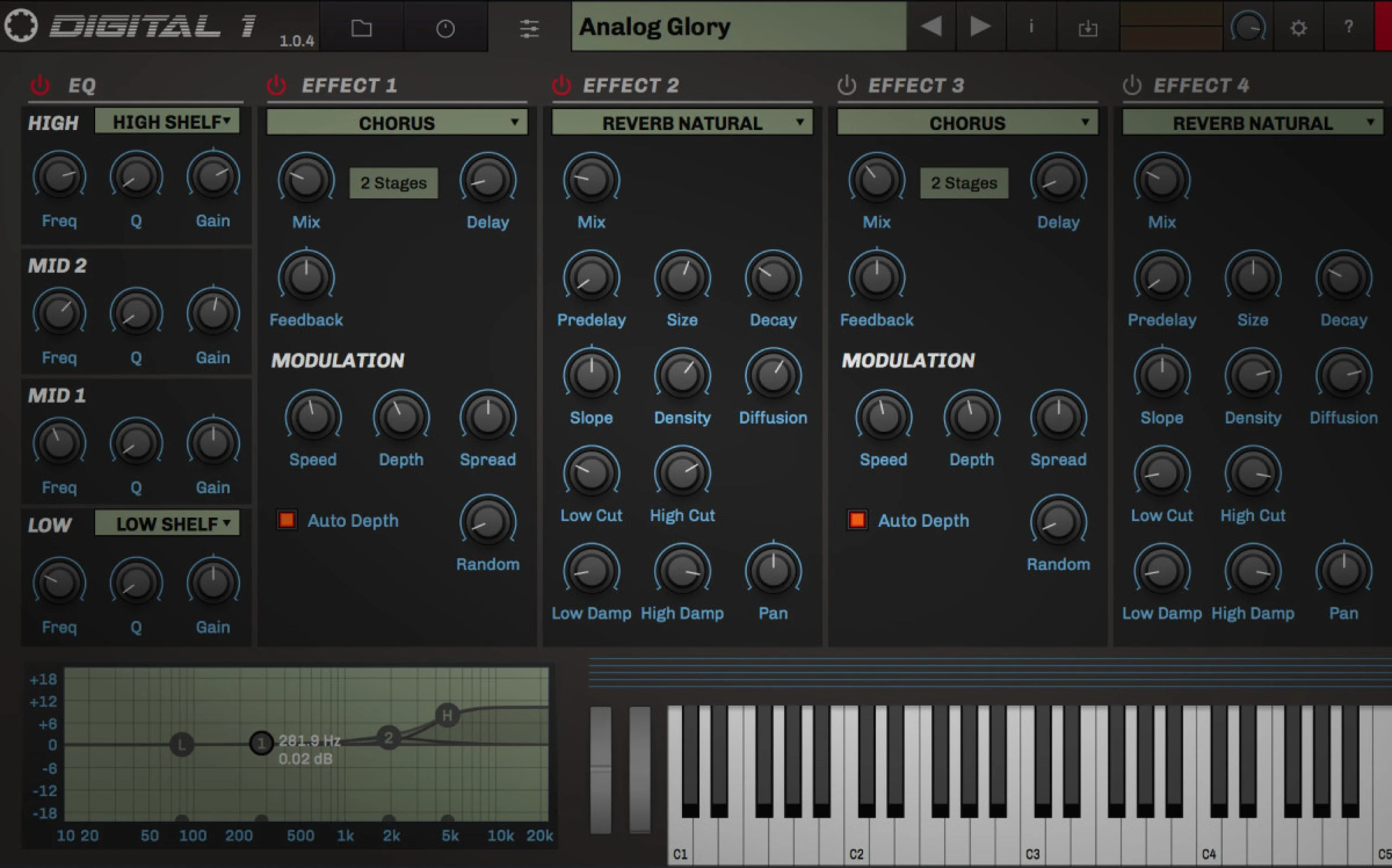 Tracktion Retromod Digital 1 虚拟乐器