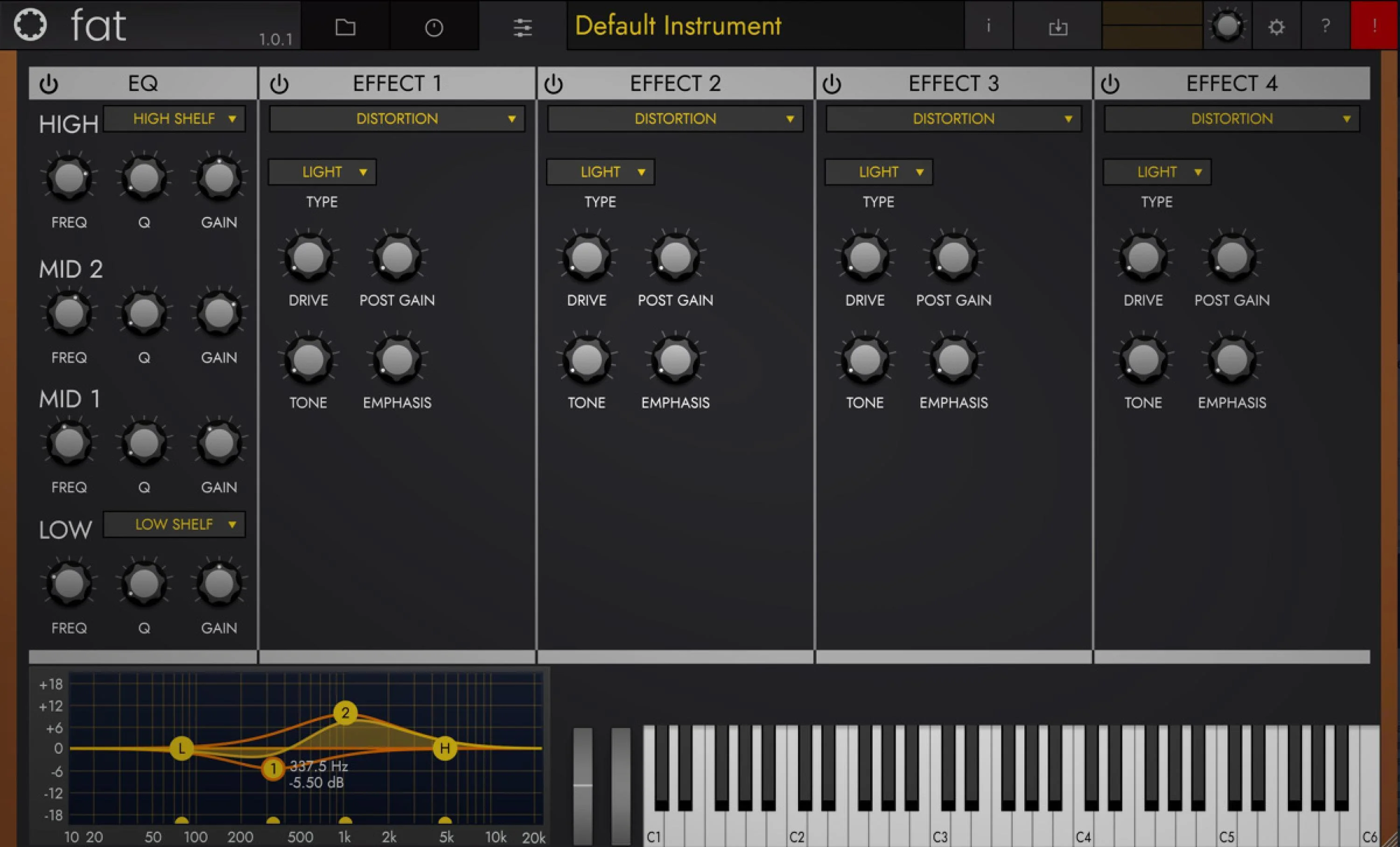 Tracktion Retromod FAT 虚拟乐器