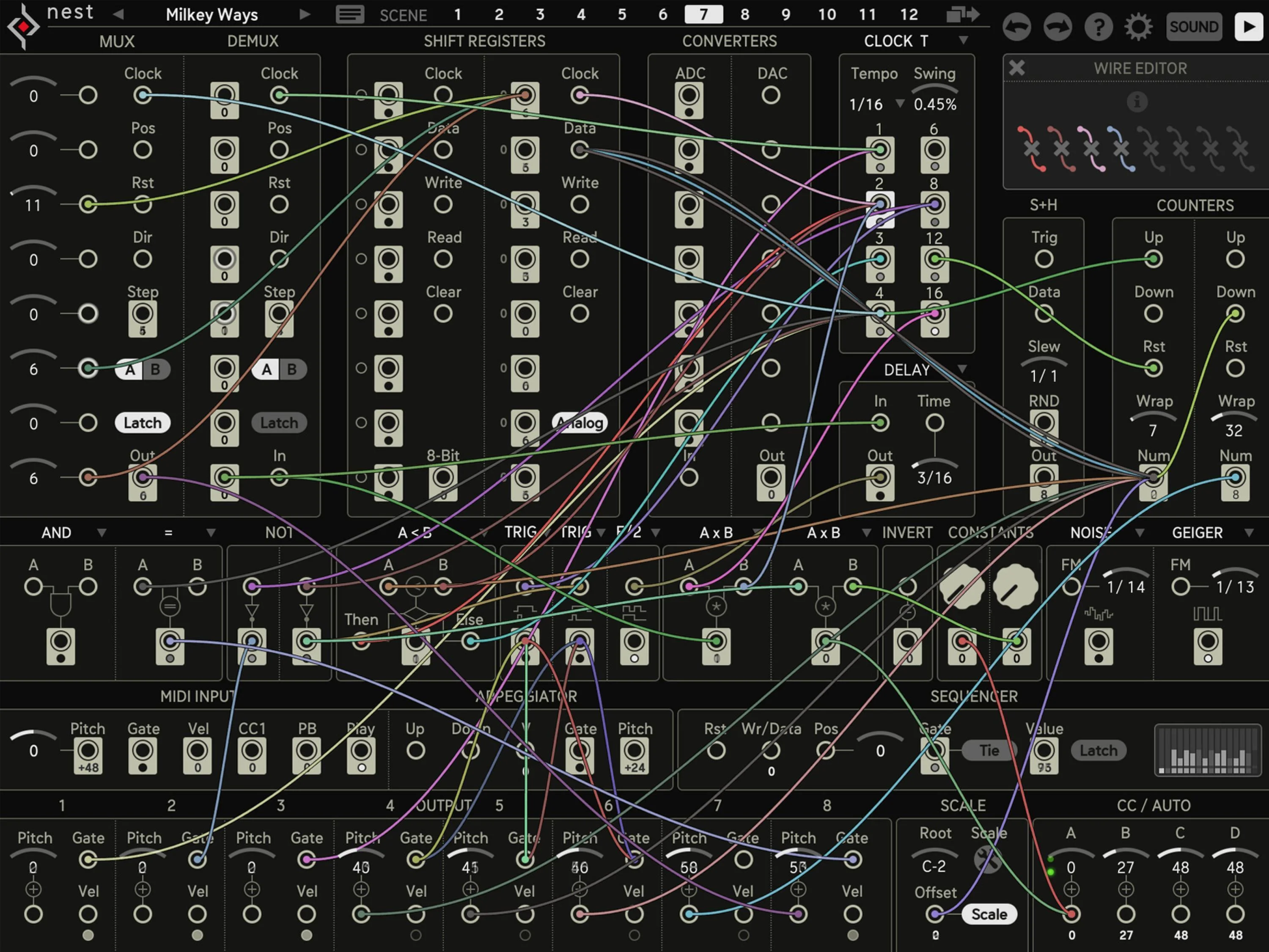 Sugar Bytes Nest 模块化音序器插件