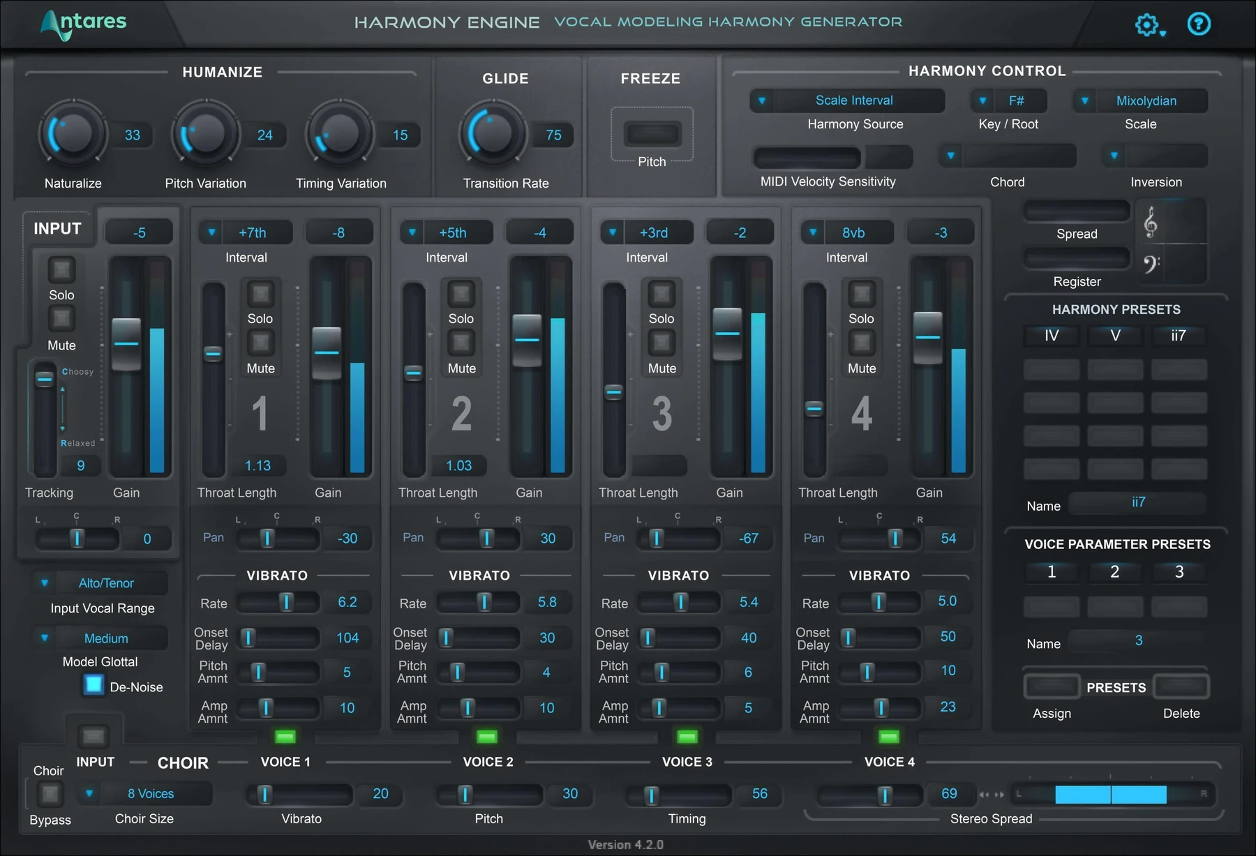 Antares Harmony Engine 人声和声插件