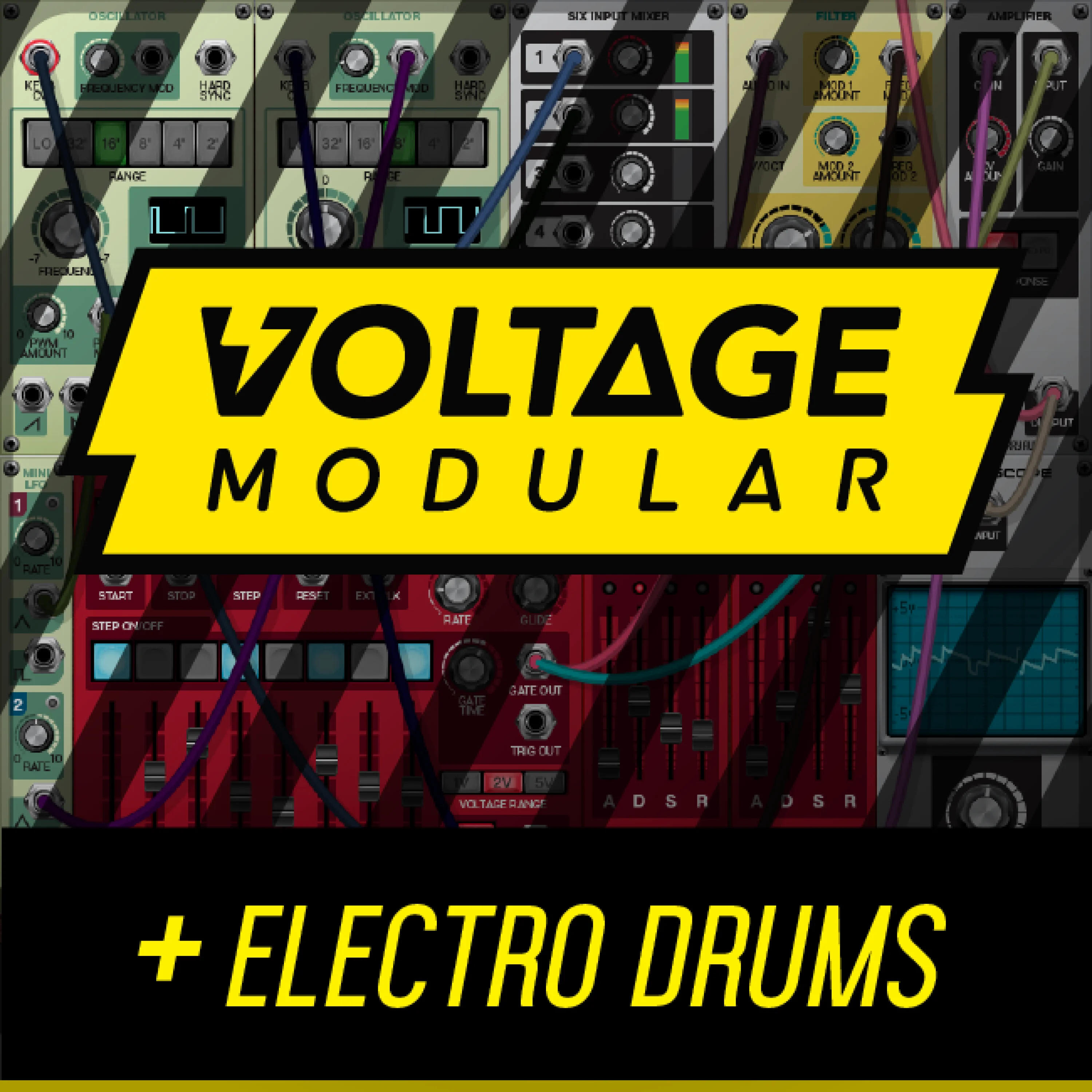 Cherry Audio Voltage Modular Core 2.0 + Electro Drums 虚拟乐器软件