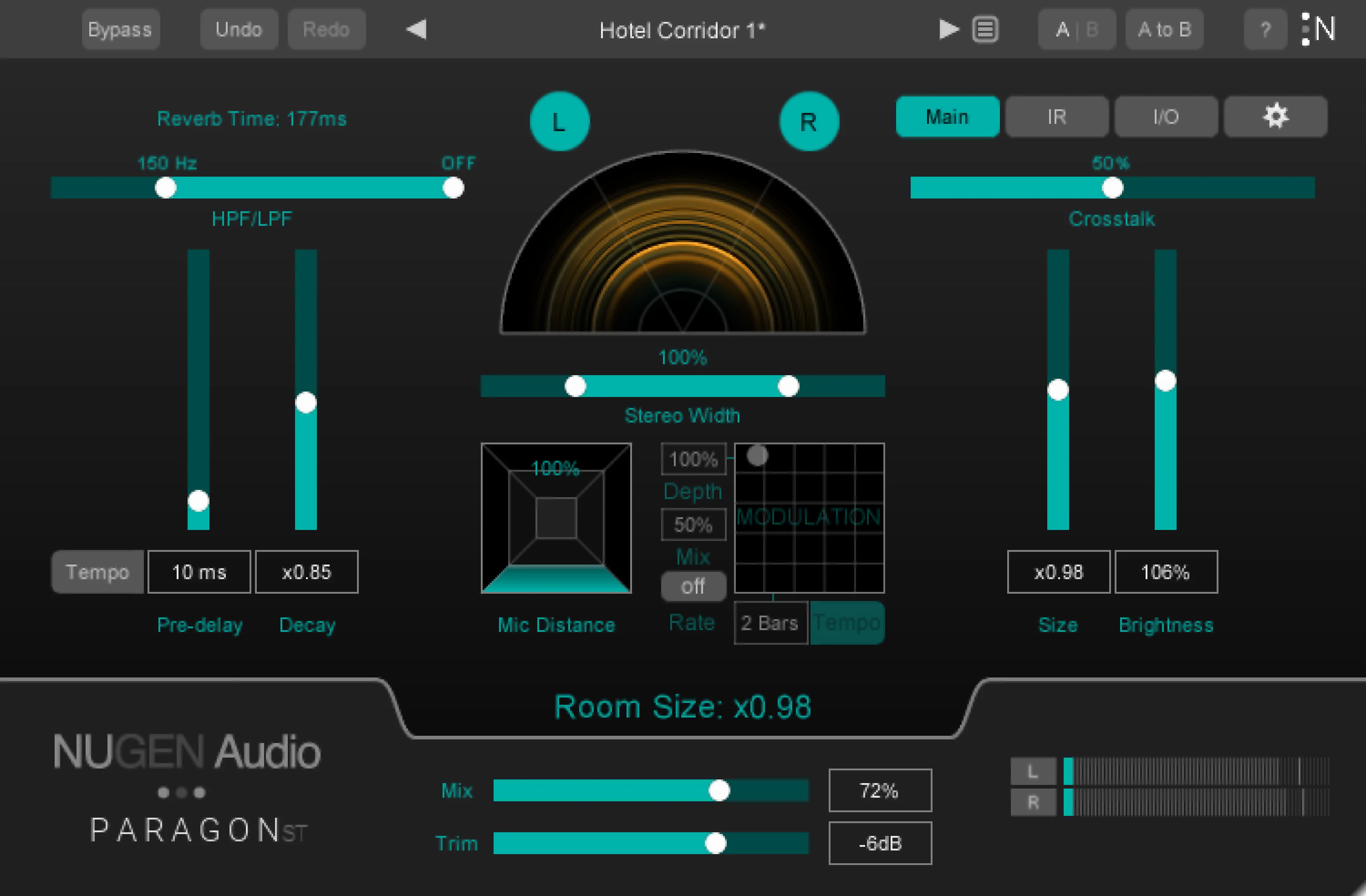 NUGEN Audio Paragon ST 卷积混响插件