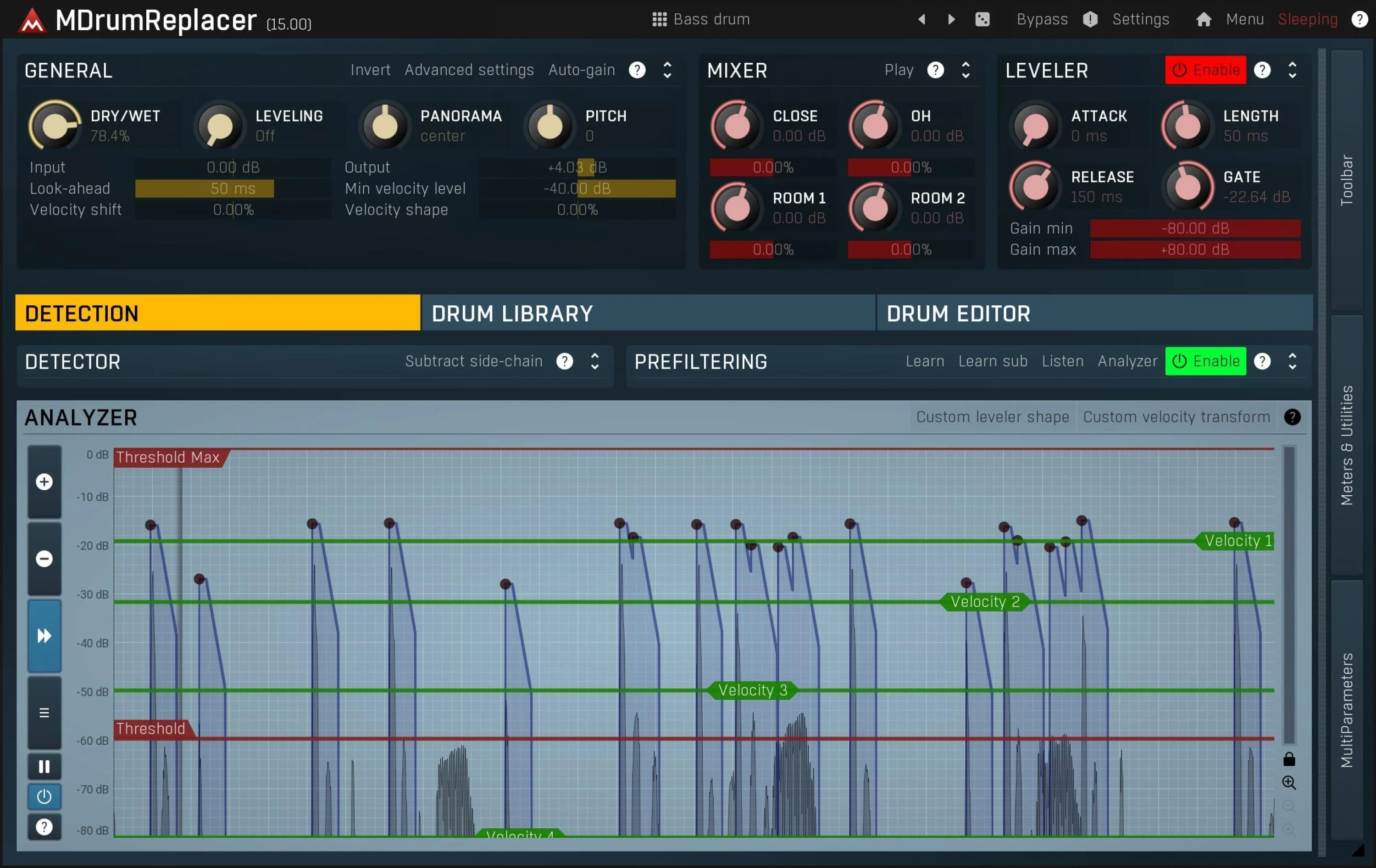 MeldaProduction MDrumReplacer 鼓替换插件