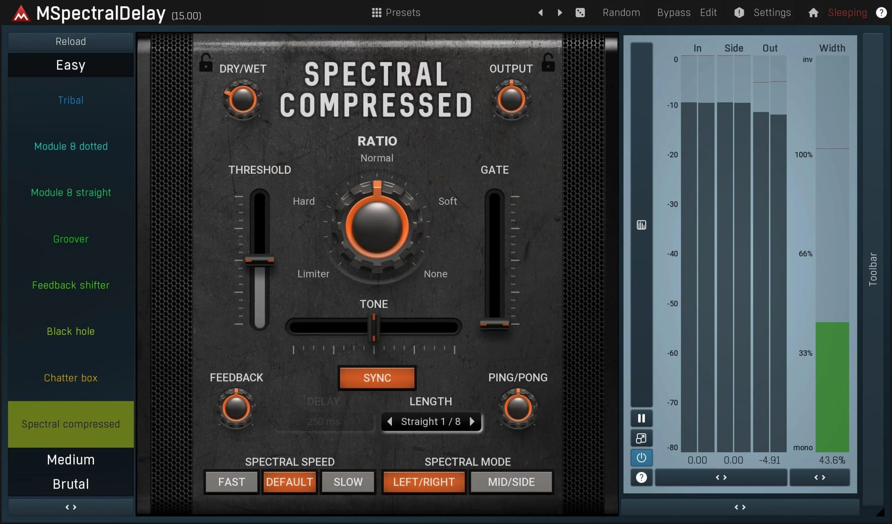 MeldaProduction MSpectralDelay 频谱延迟插件