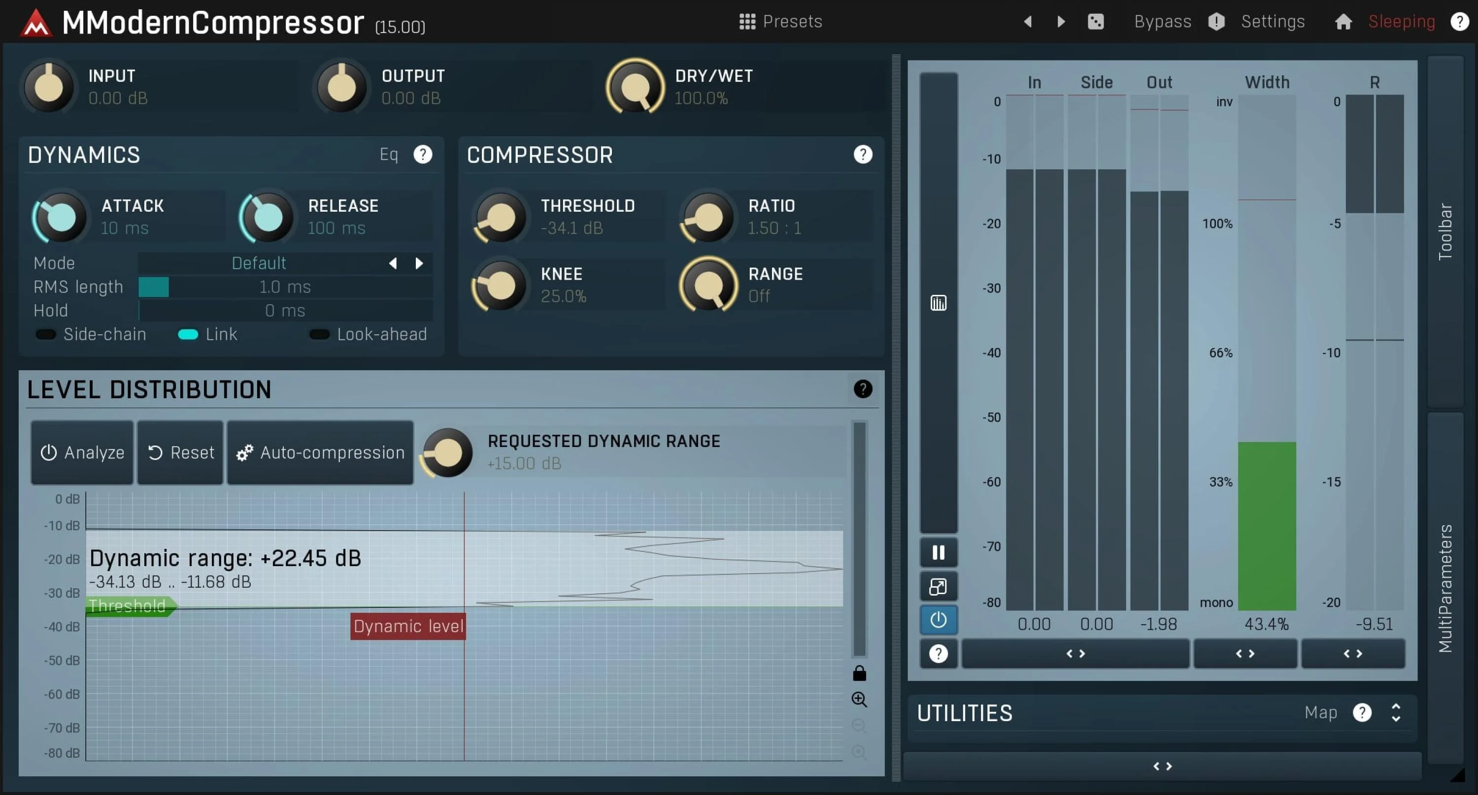 MeldaProduction MModernCompressor 动态插件