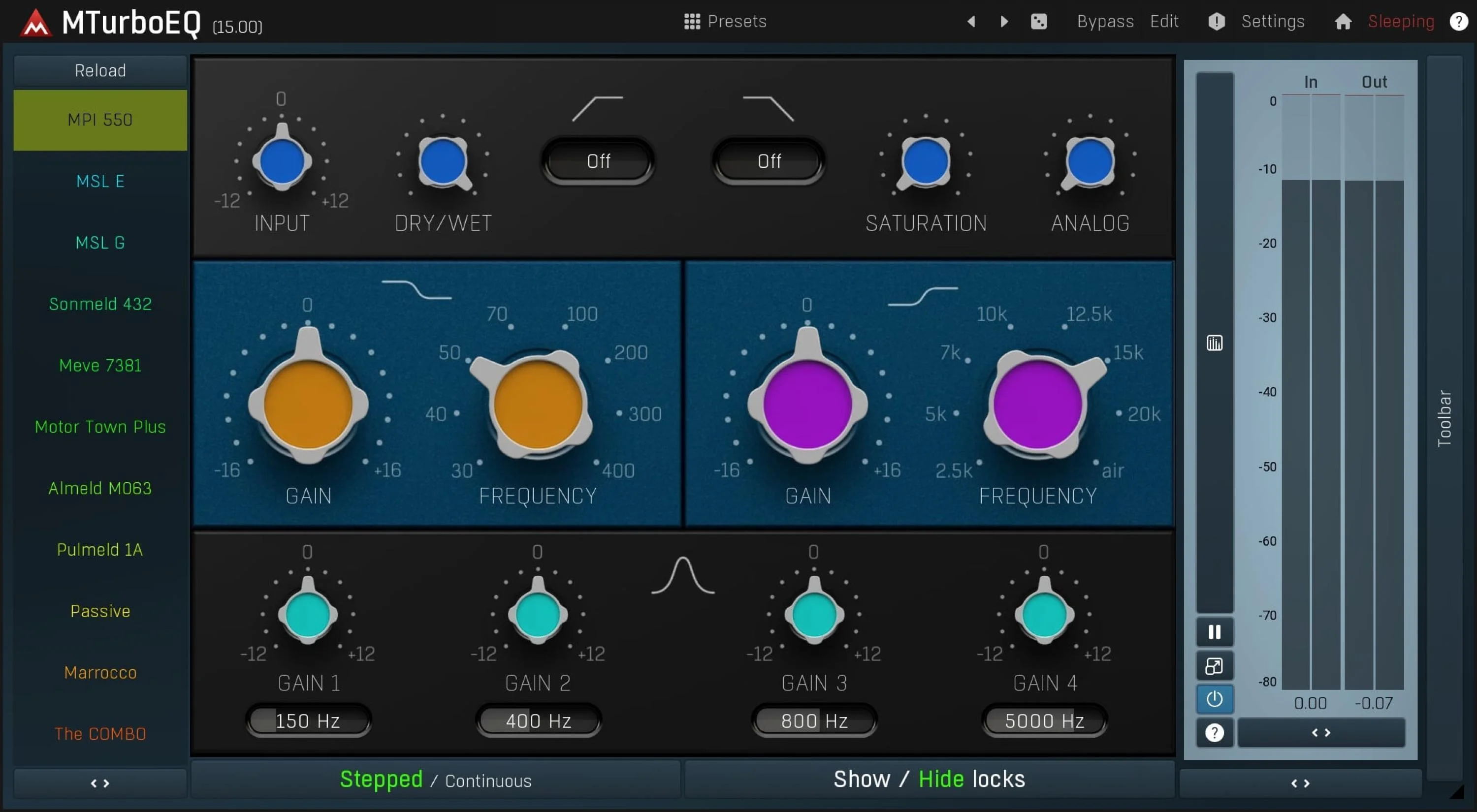 MeldaProduction MTurboEQ 均衡器插件