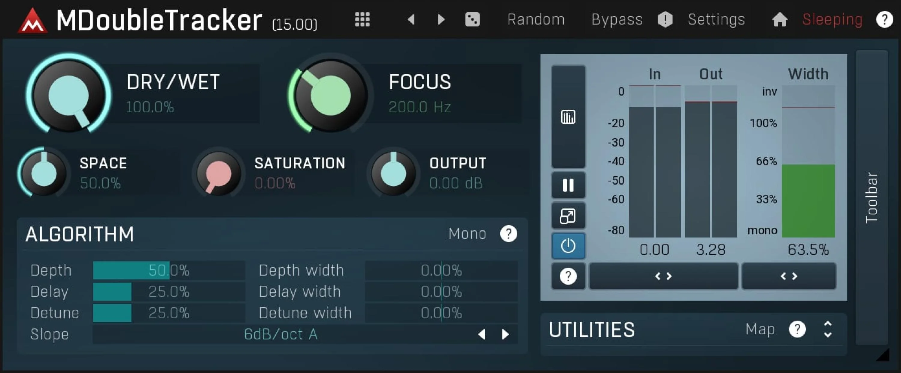 MeldaProduction MDoubleTracker 立体声加宽插件