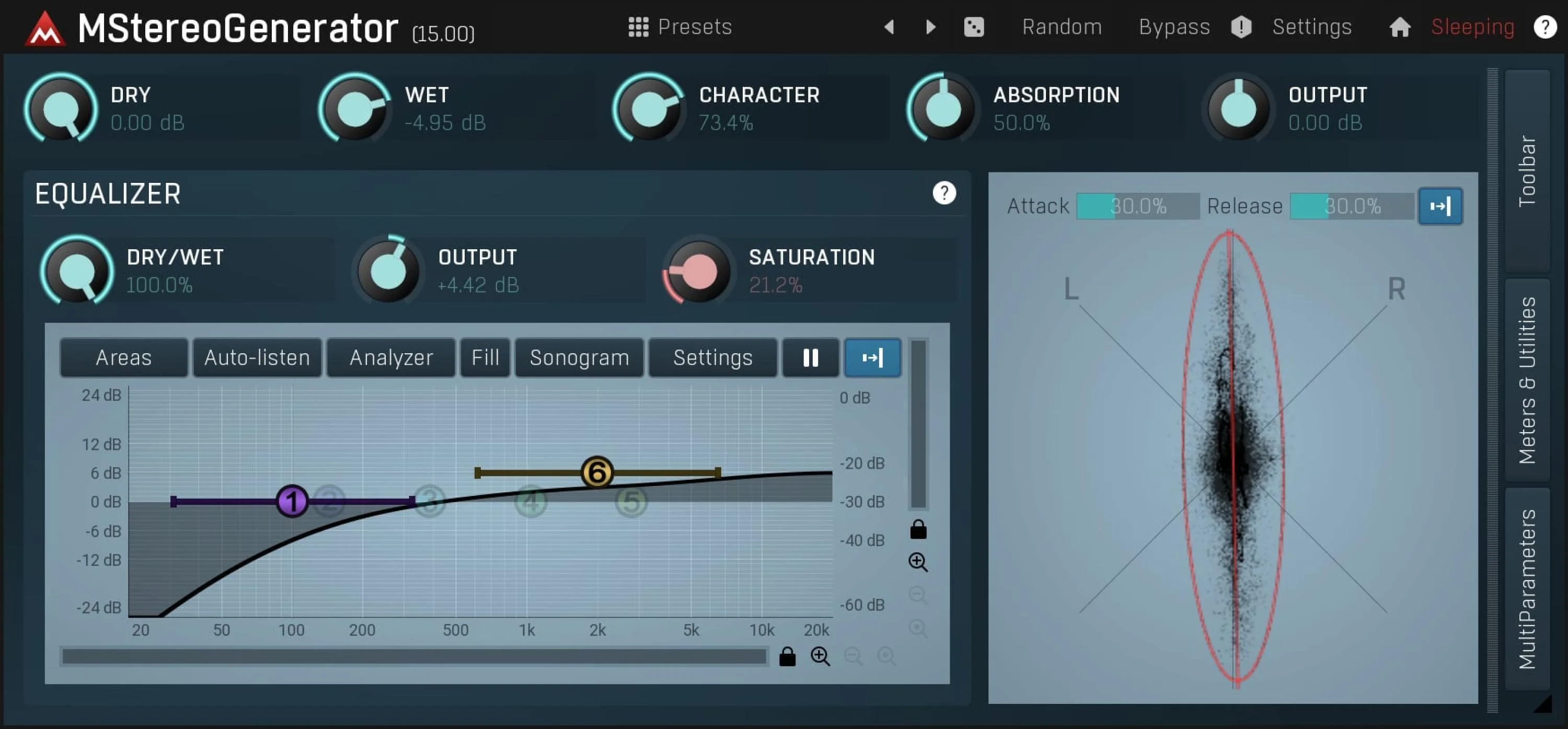 MeldaProduction MStereoGenerator 立体声扩展插件
