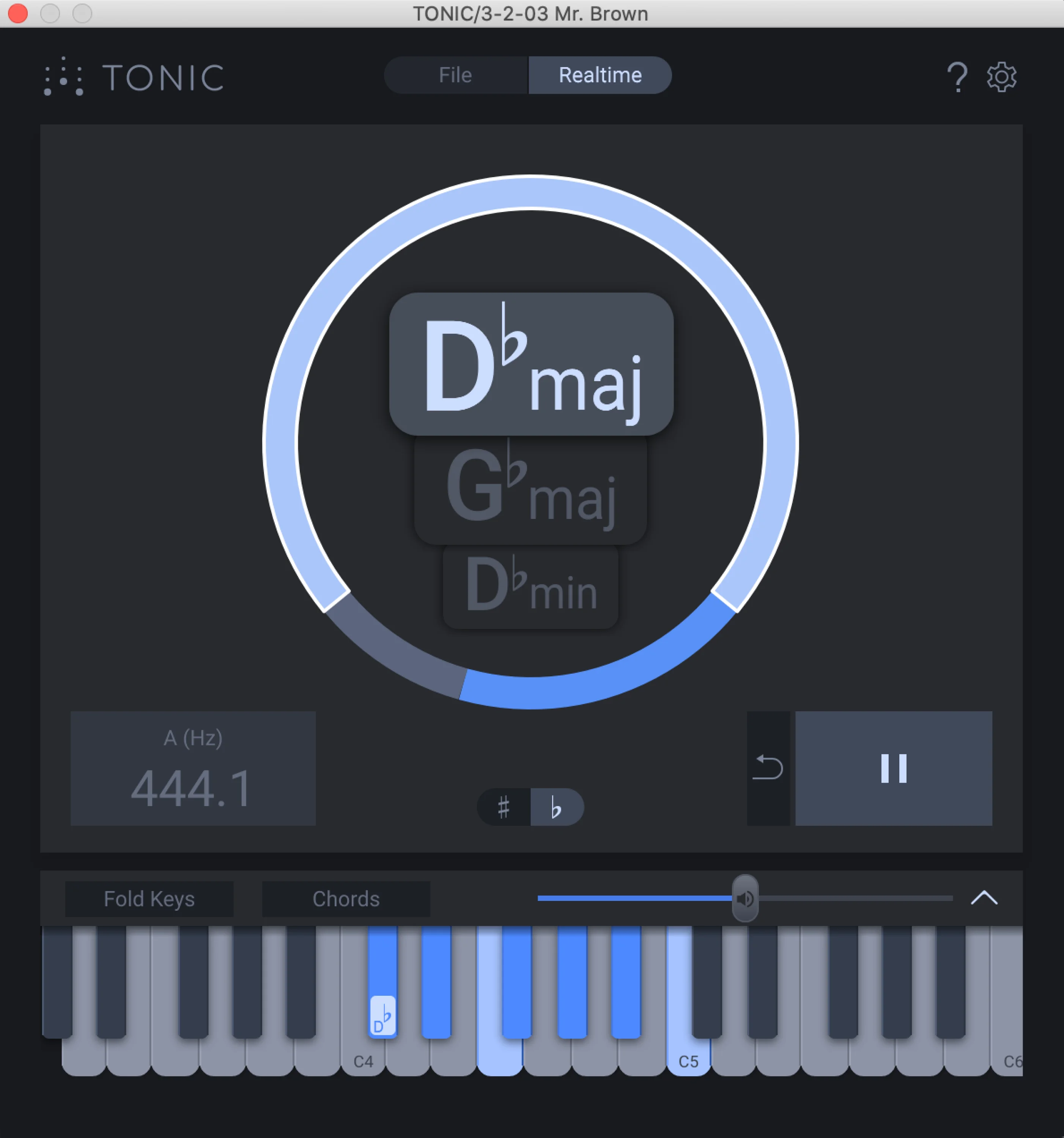 zplane Tonic 智能调性与音阶识别软件