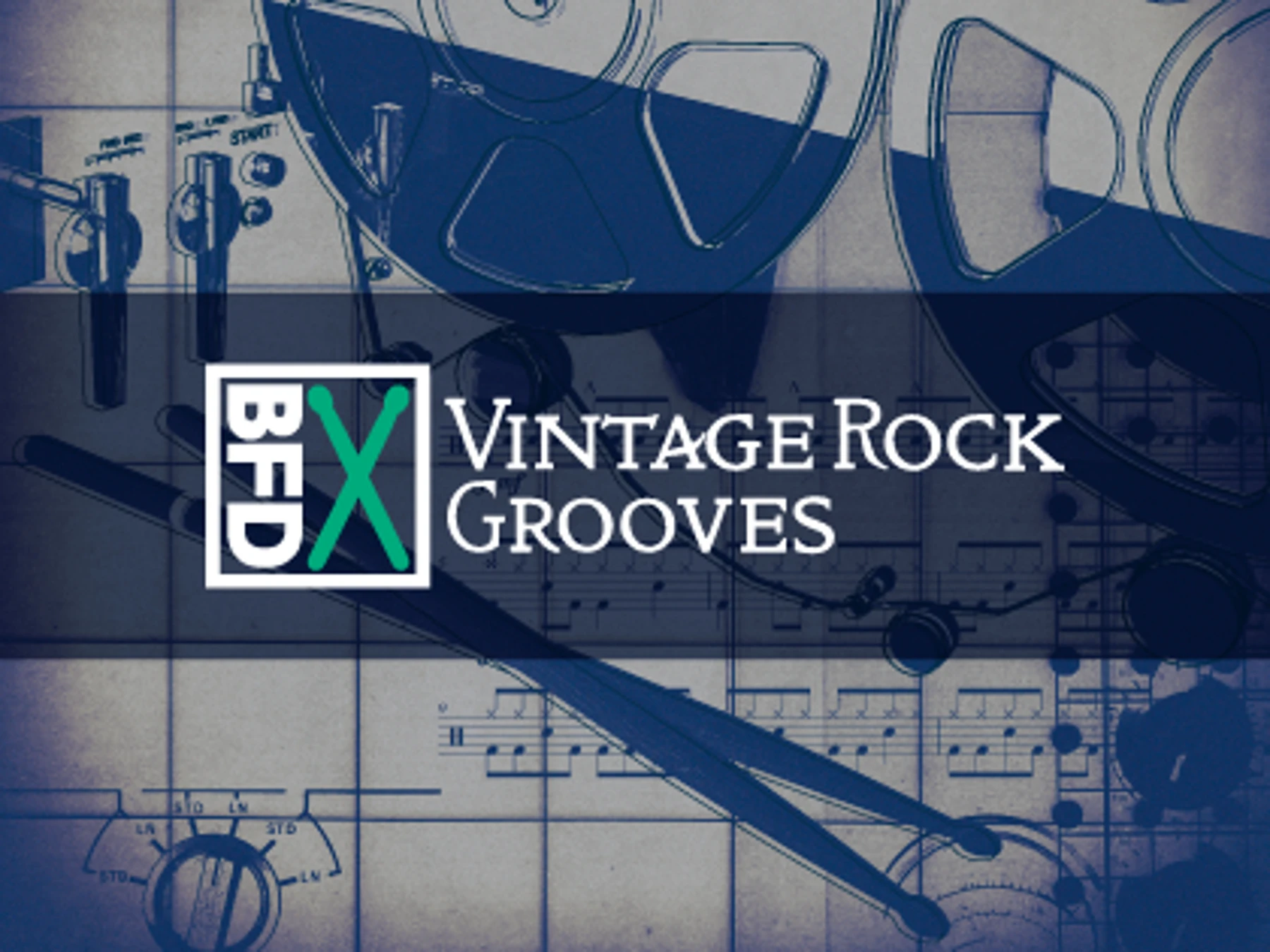 BFD Vintage Rock Grooves BFD3 律动包