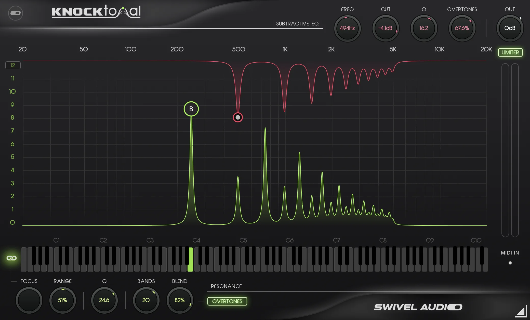 Swivel Audio Knocktonal 鼓调音插件