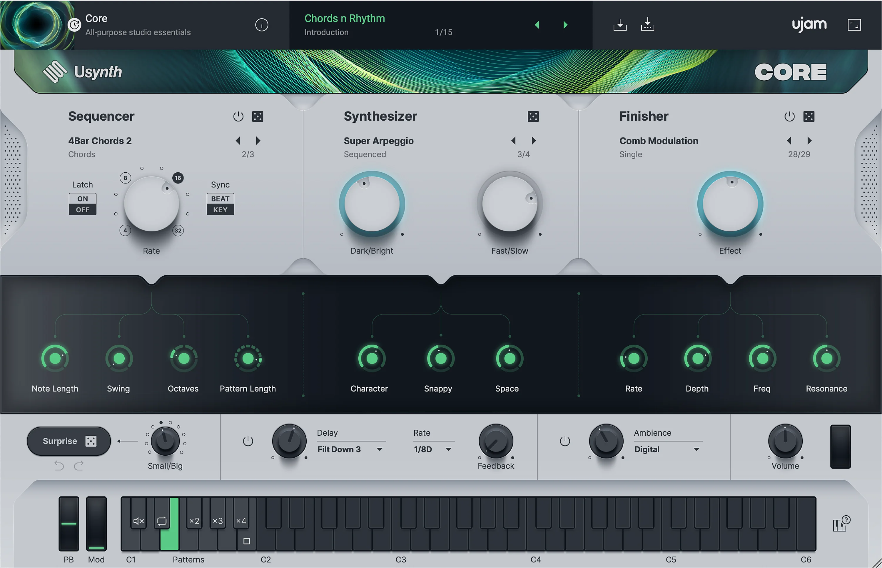 UJAM Usynth Core 软件合成器