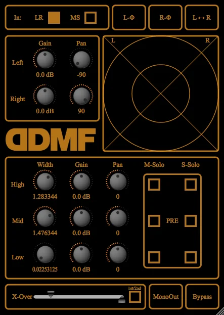 DDMF StereooeretS 三频段立体声声像插件