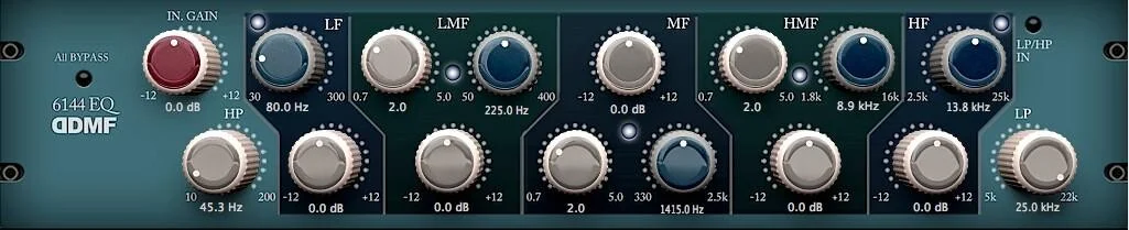 DDMF 6144 均衡器插件
