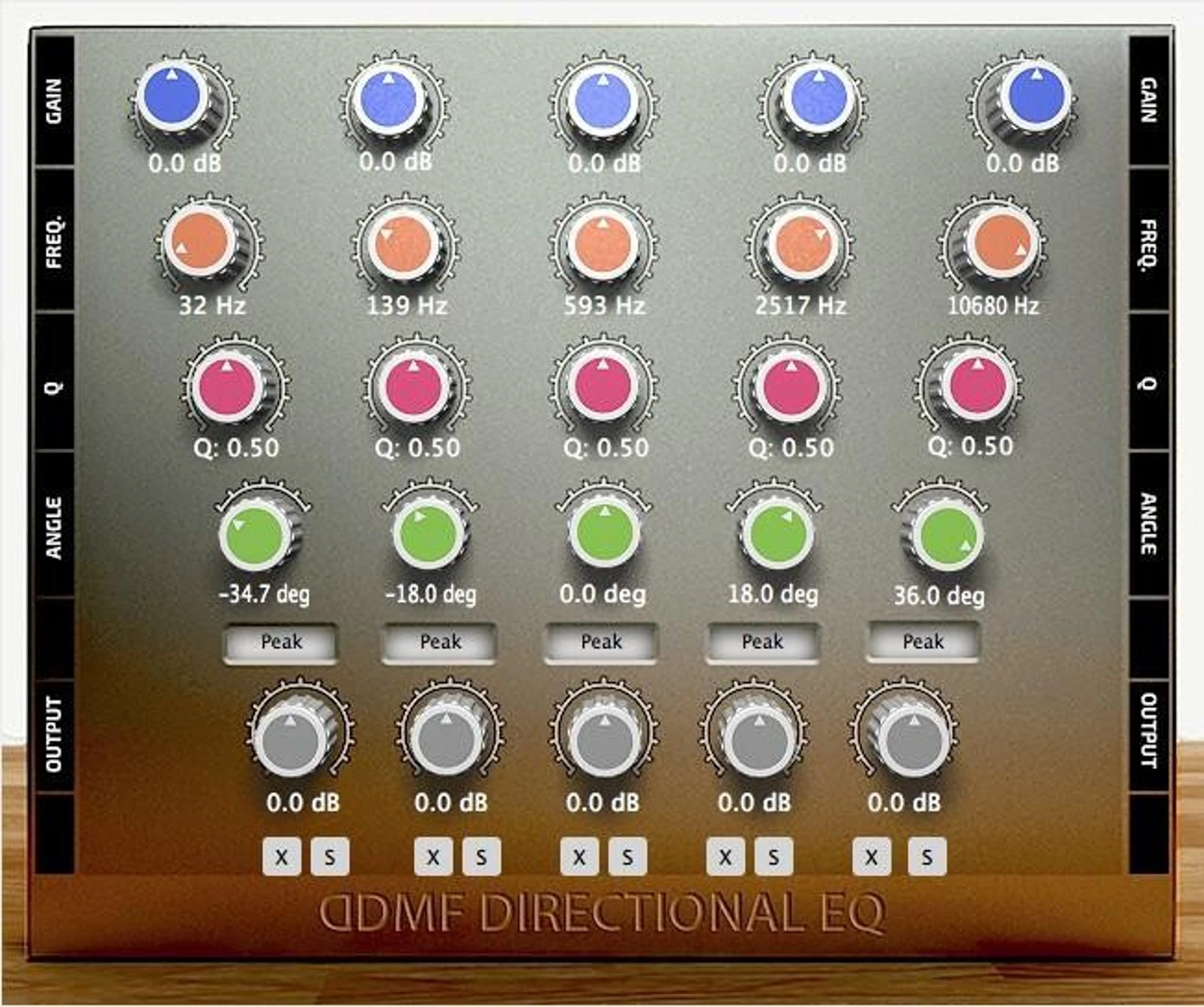 DDMF DirectionEQ 立体声均衡器插件