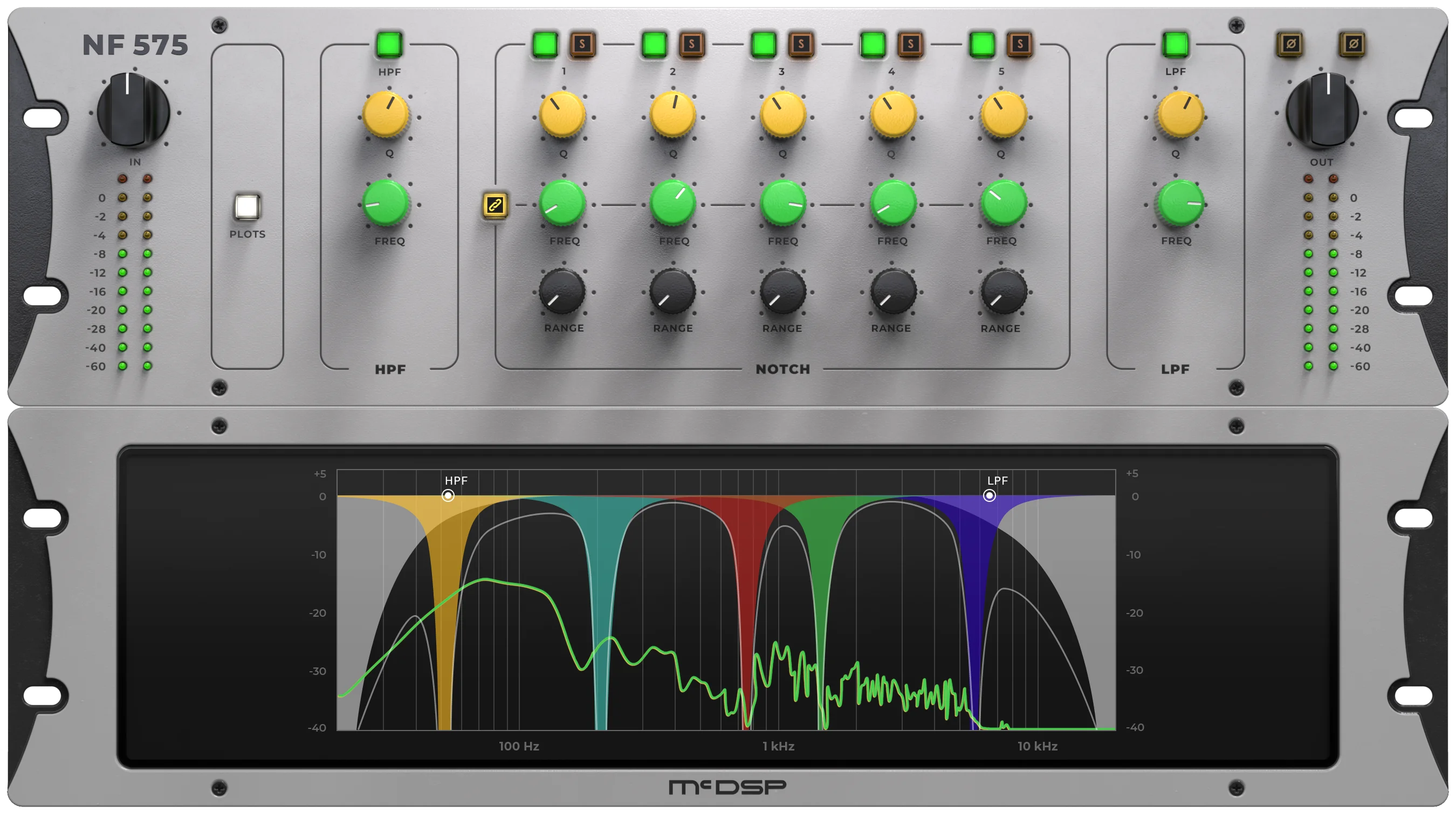 McDSP NF575 噪声滤波器 HD v7 插件