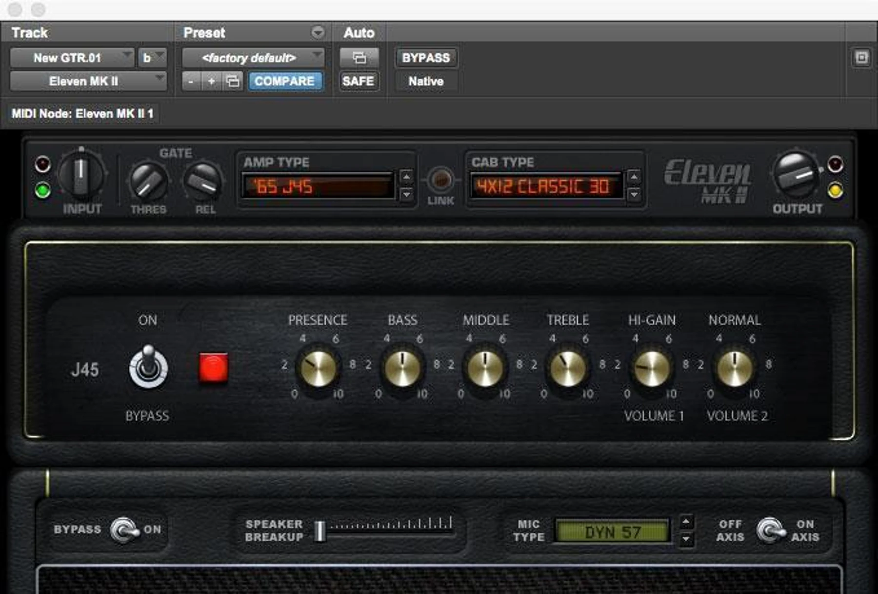 Avid Eleven MK II 插件