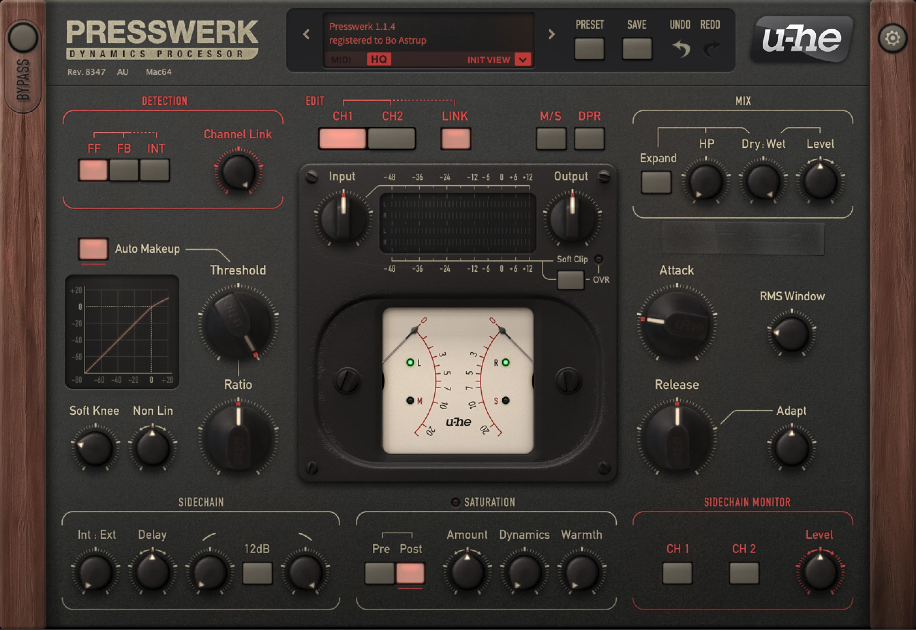 u-he Presswerk 压缩器插件
