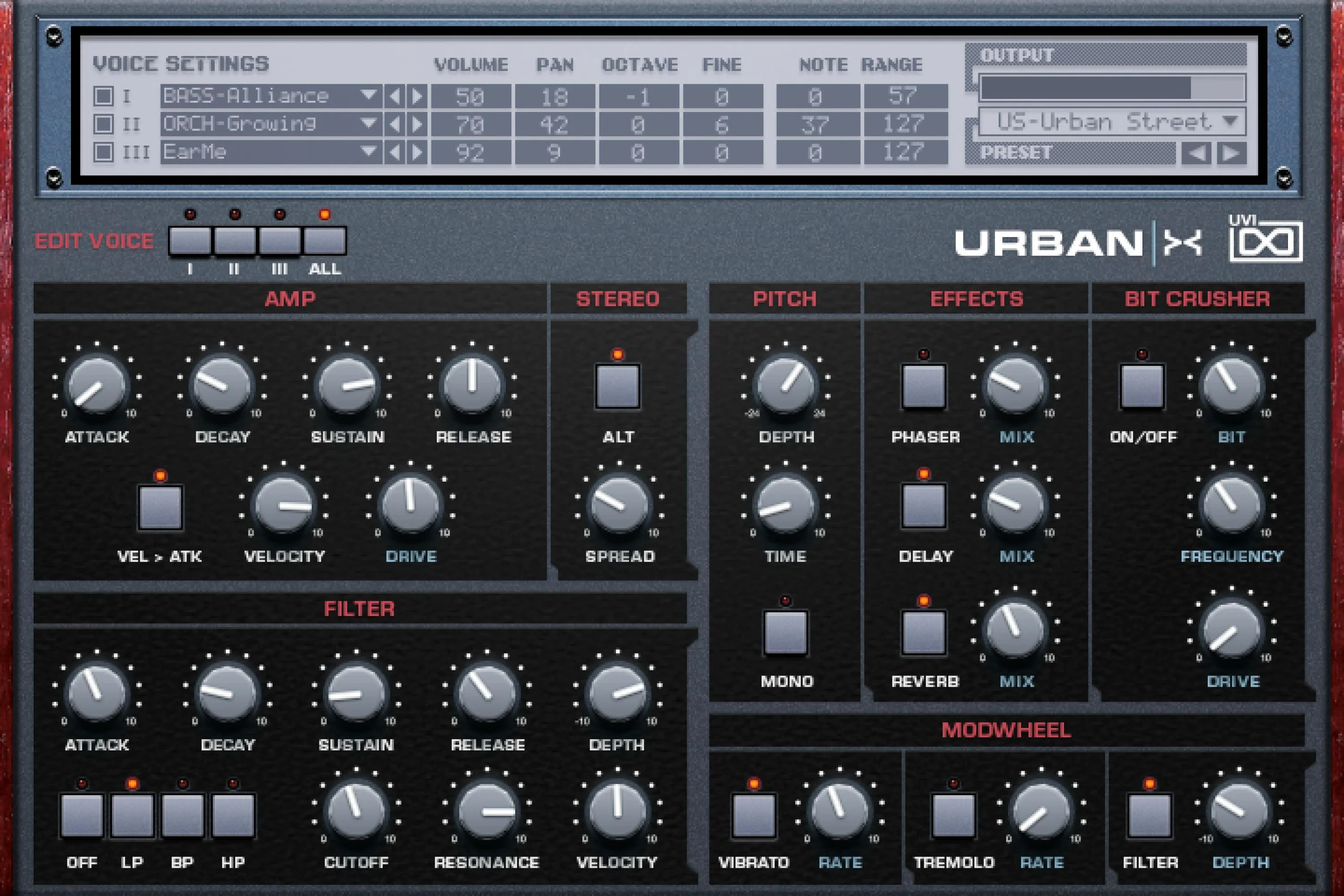 UVI Urban X 混合采样器-合成器软件乐器
