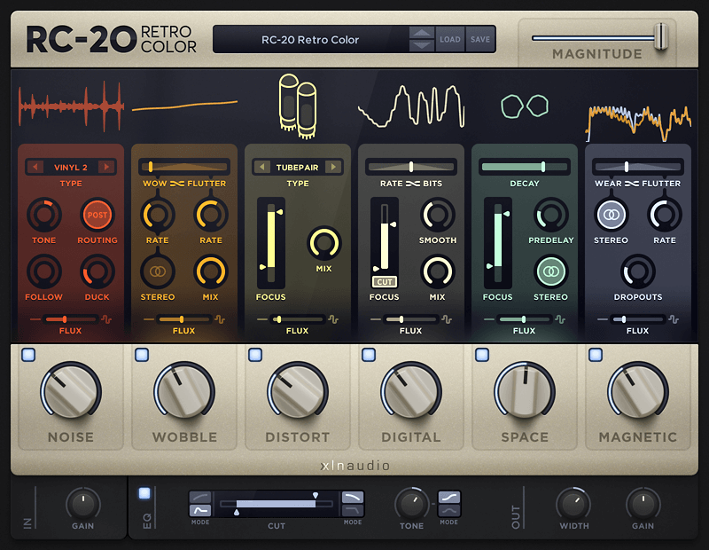 XLN Audio RC-20 Retro Color 复古染色插件