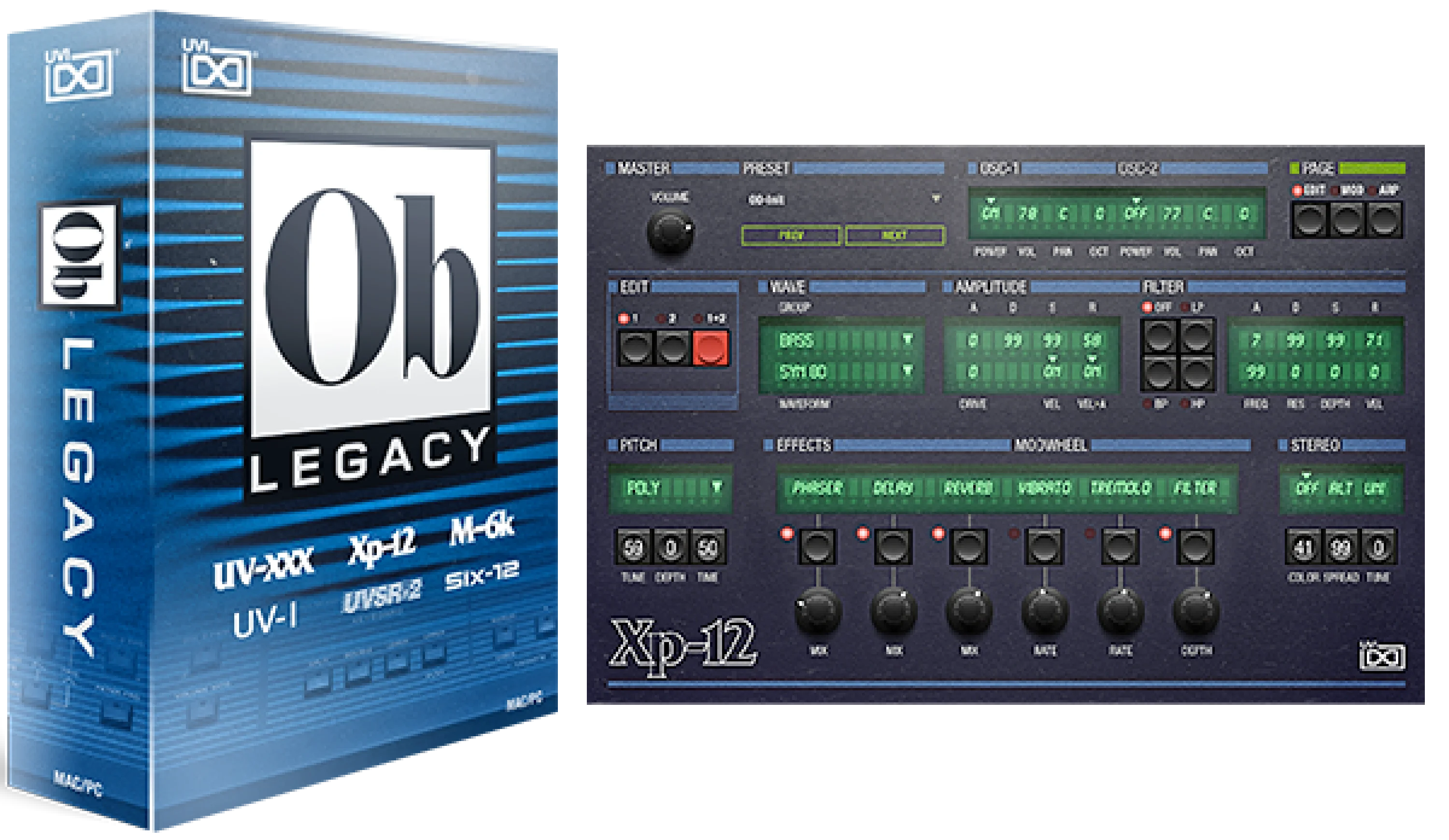 UVI OB Legacy 软件合成器合集