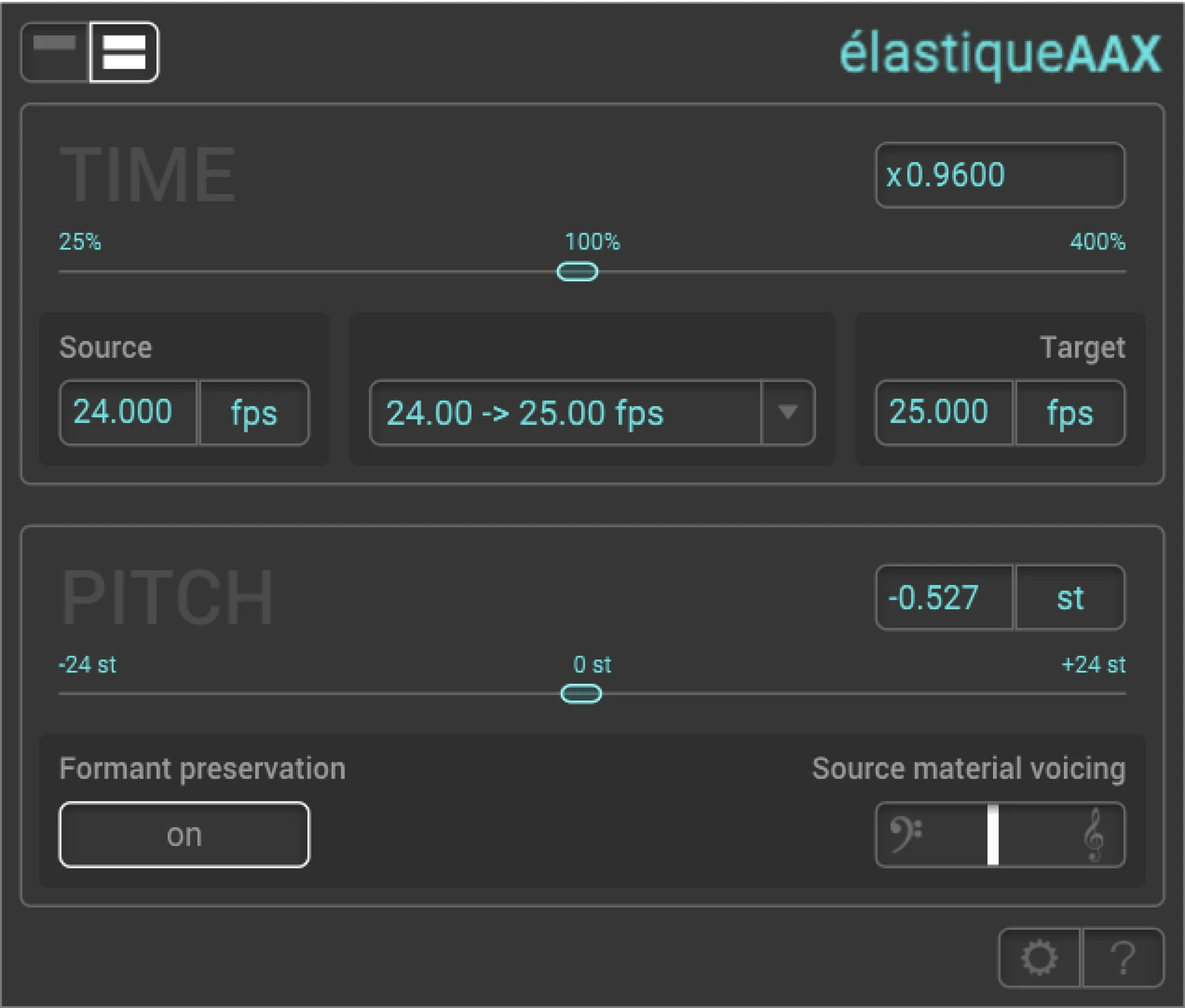zplane elastiqueAAX 音高处理插件