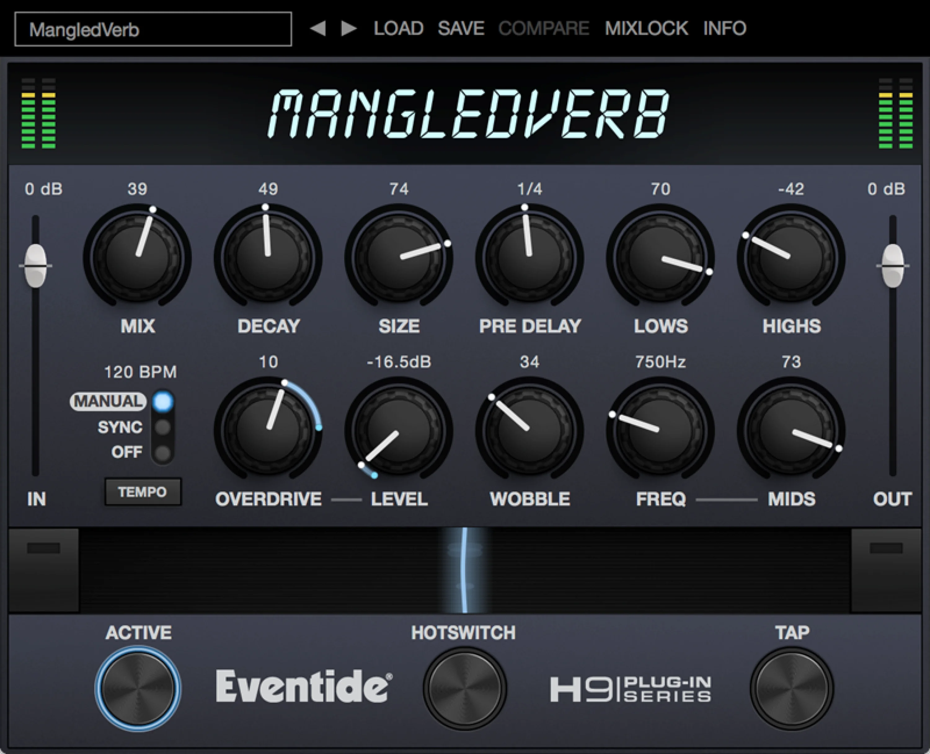 Eventide MangledVerb 混响 + 失真插件