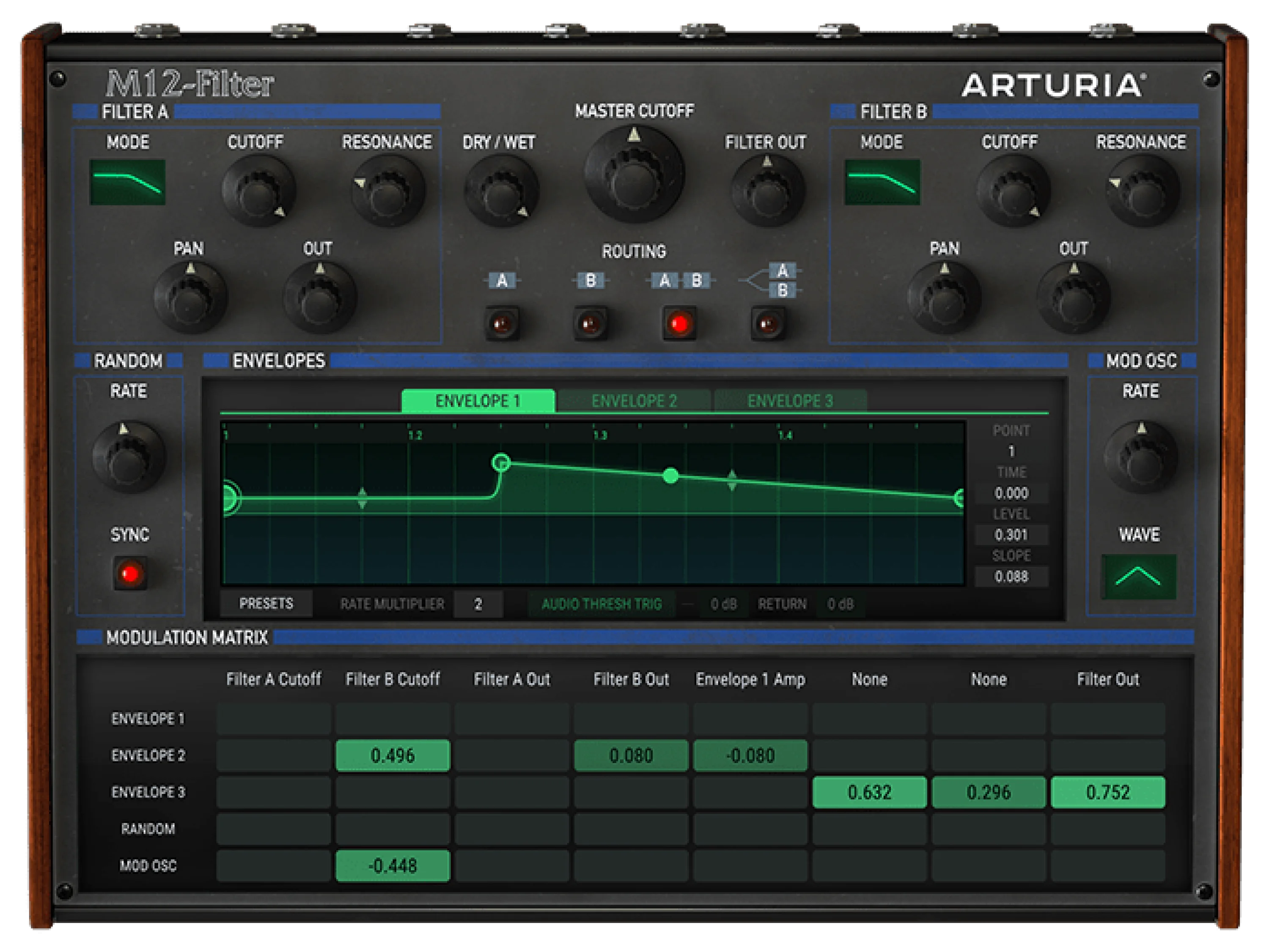 Arturia M12-Filter 滤波器插件软件