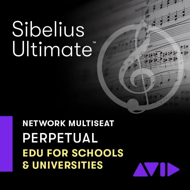 Avid Sibelius | Ultimate 多用户站点许可证（按席位）网络安装版