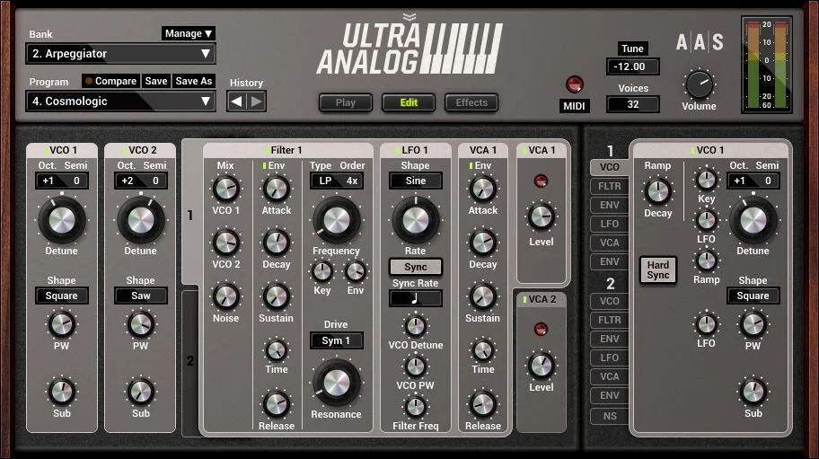 Applied Acoustics Systems Ultra FX 音色包（适用于 Ultra Analog VA-3）