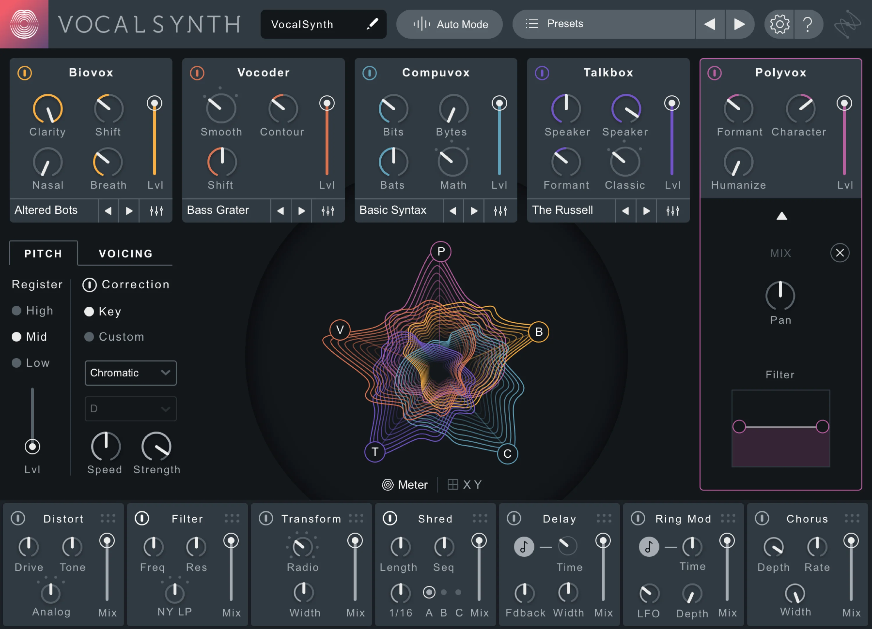 iZotope VocalSynth 2 人声多重效果插件 - 学术版