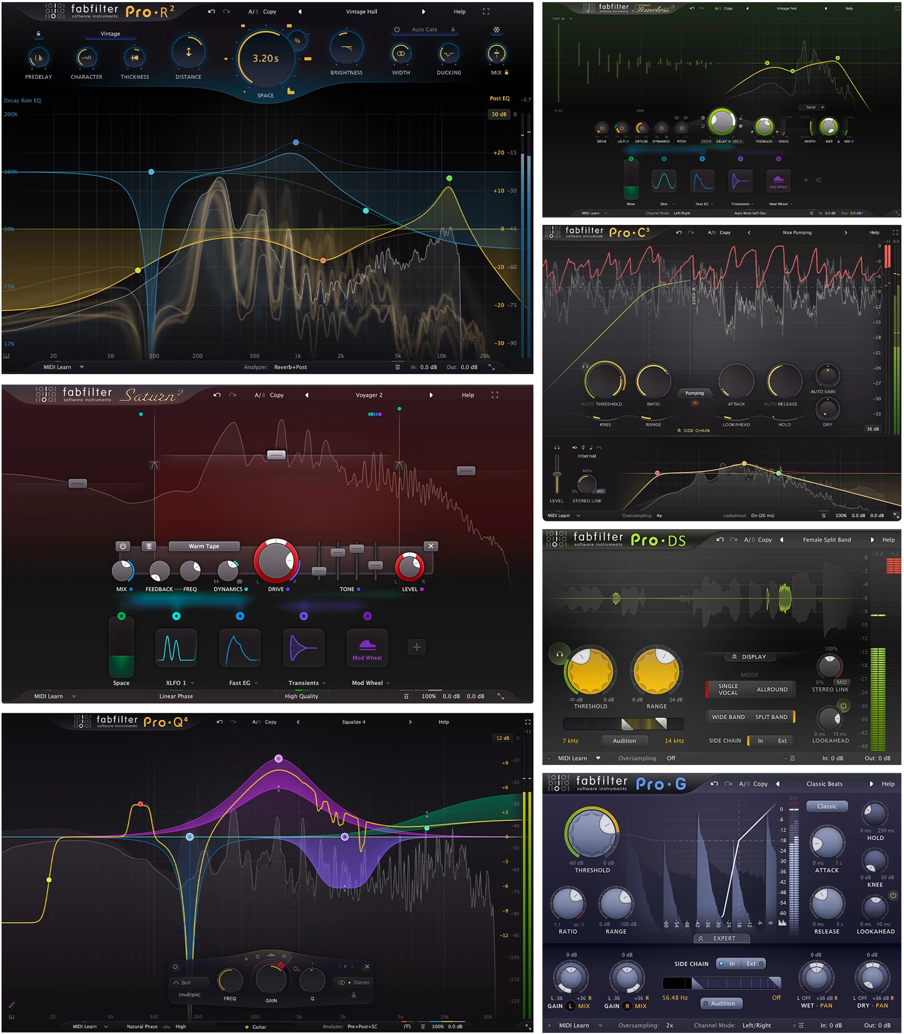 FabFilter 混音套装插件合集