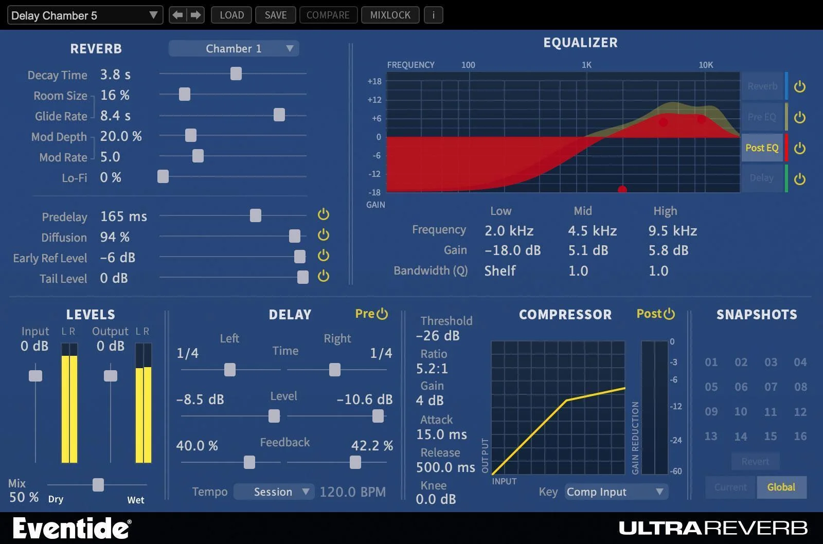 Eventide UltraReverb 混响插件 - 教育版