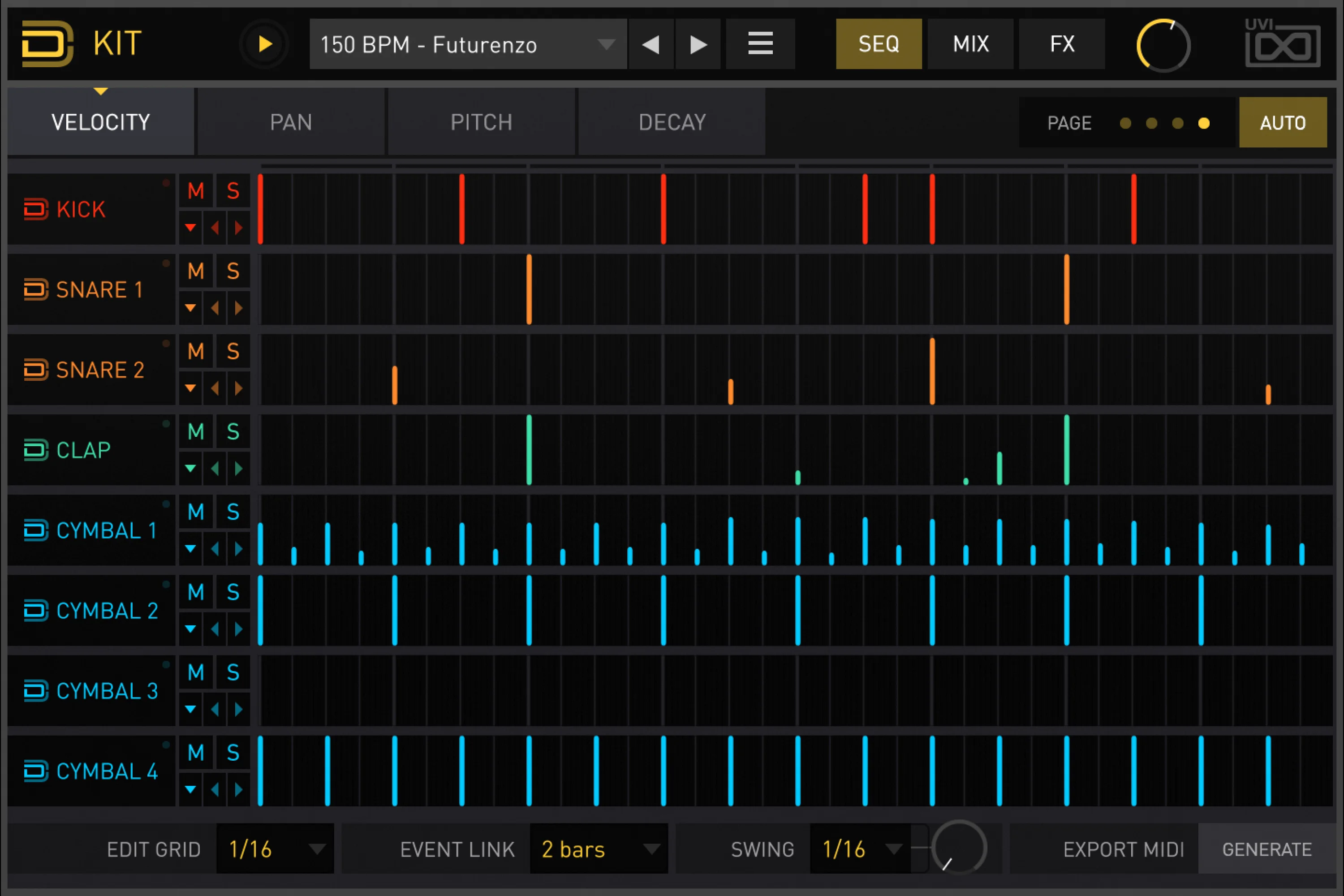 UVI Drum Designer 现代鼓组软件乐器