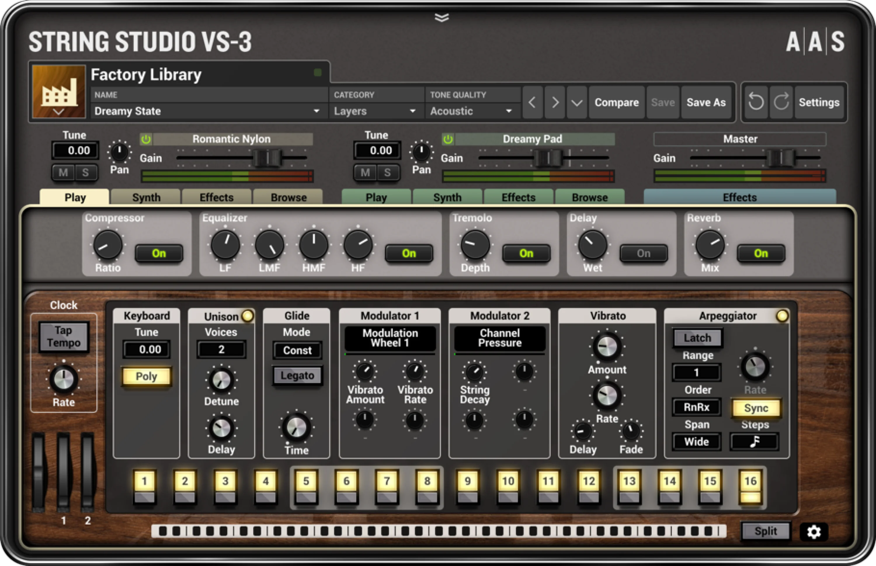 Applied Acoustics Systems String Studio VS-3 弦乐建模合成器