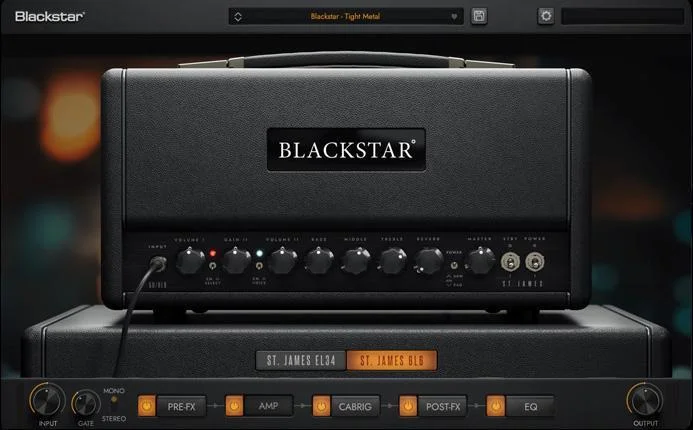Blackstar St. James 6L6 放大器插件