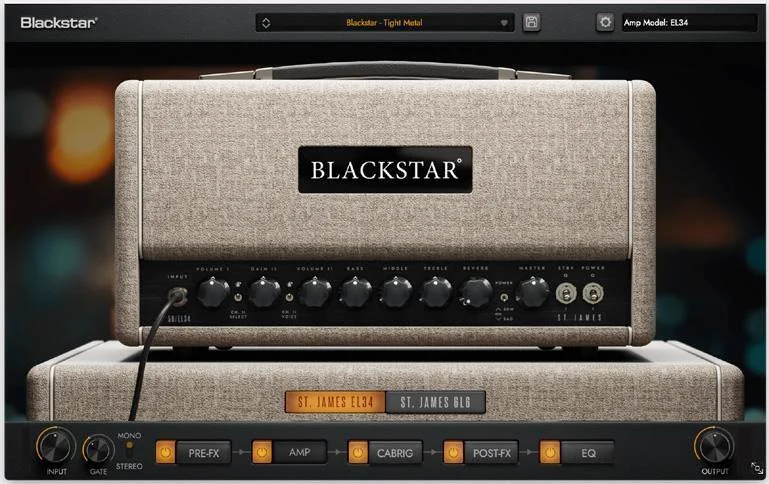 Blackstar St. James EL34 放大器插件