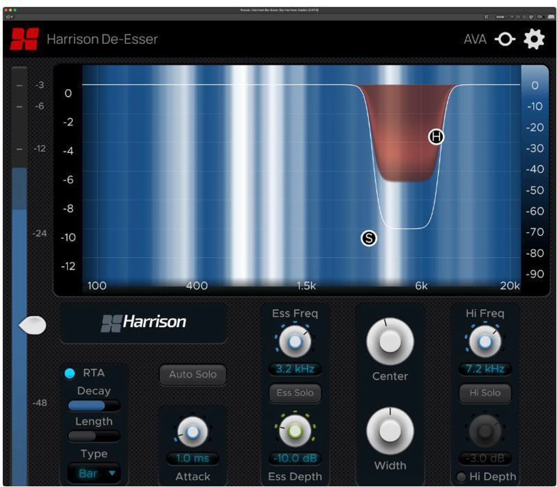 Harrison Audio AVA 齿音消除插件