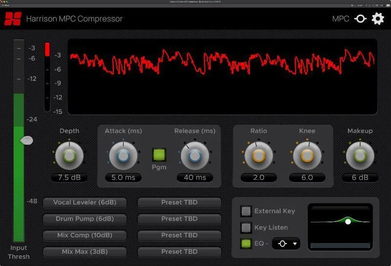 Harrison Audio MPC 压缩器插件