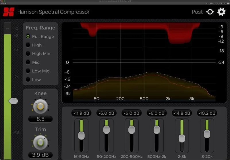 Harrison Audio MPC 频谱压缩器插件