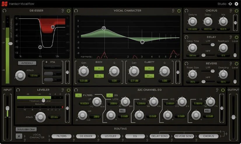 Harrison Audio Vocal Flow 插件
