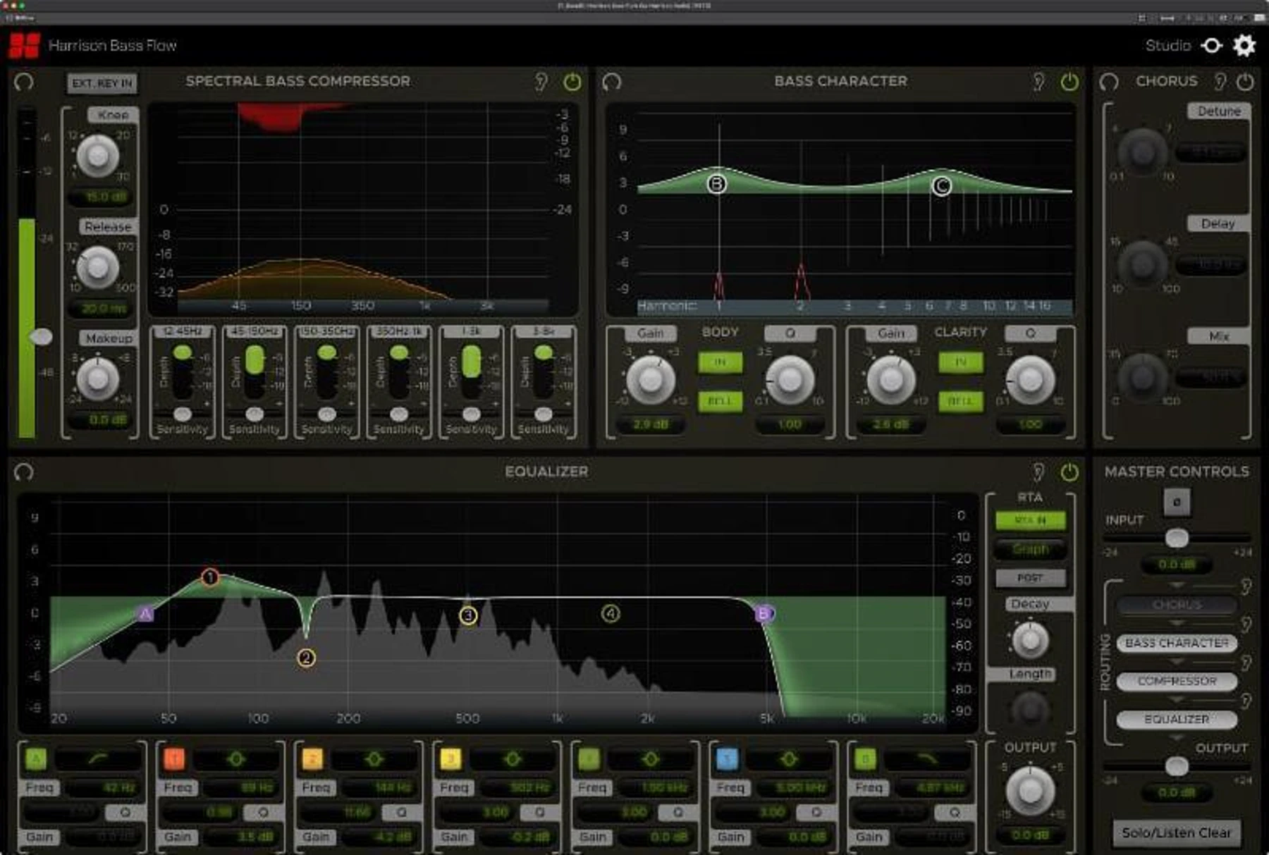 Harrison Audio Bass Flow 插件