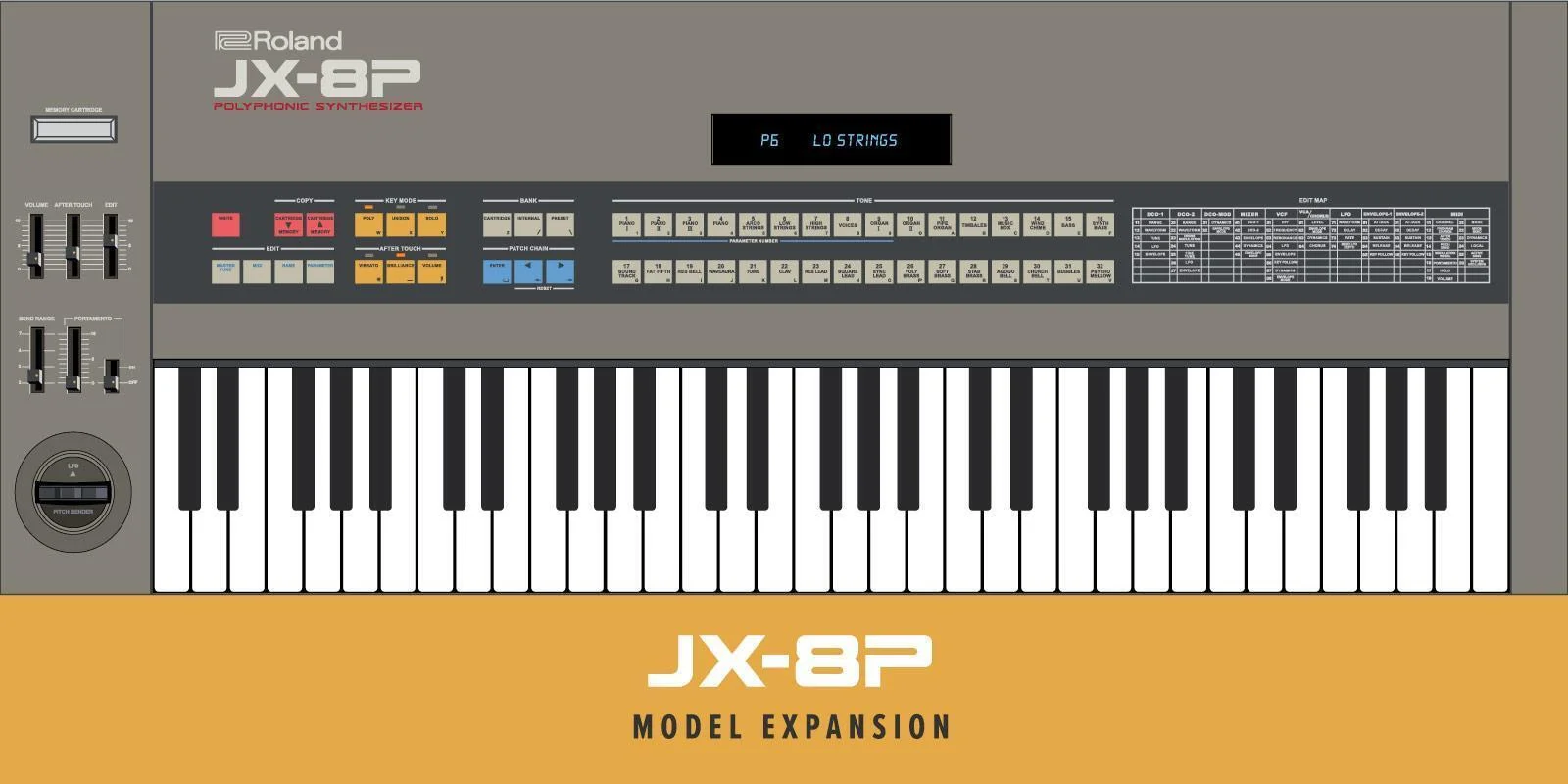 Roland JX-8P Model Expansion 复音合成器（适用于 Zenology）