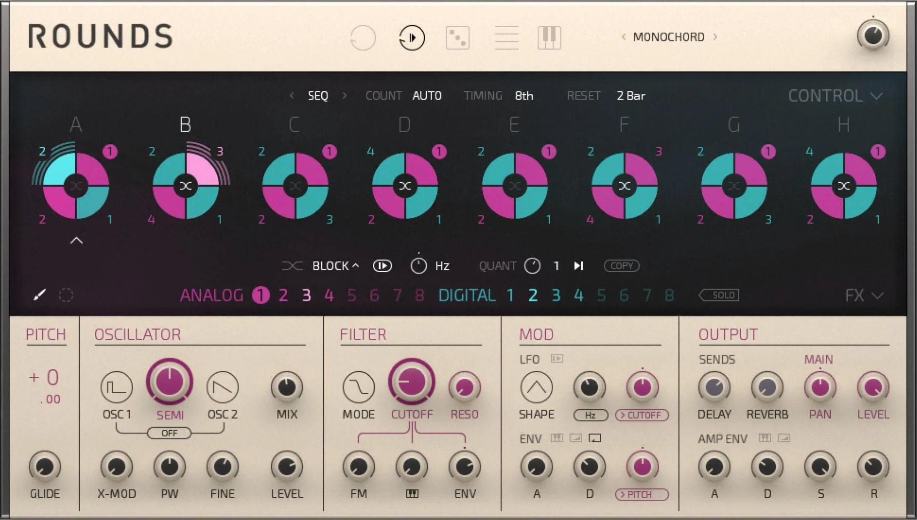 Native Instruments Rounds 高级音序合成器软件