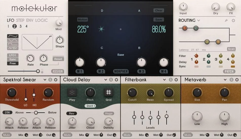 Native Instruments Molekular 模块化多重效果插件