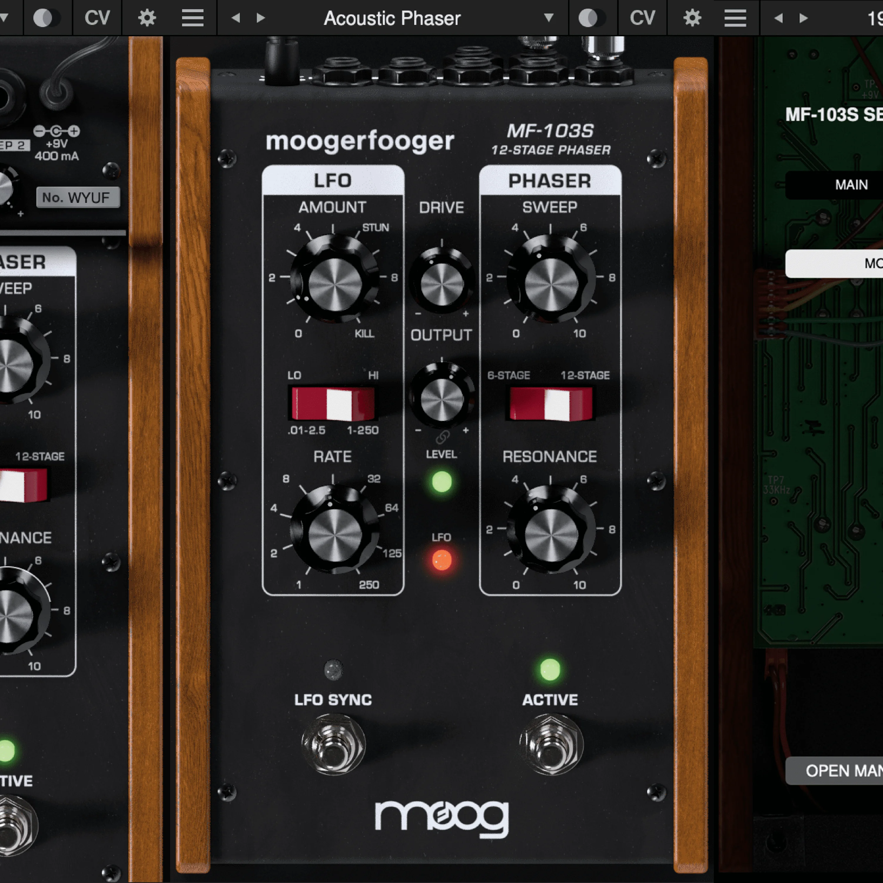 Moog MF-103S 12级移相器插件