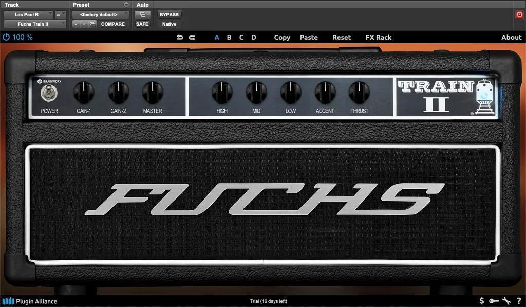 Brainworx Fuchs Train II 插件